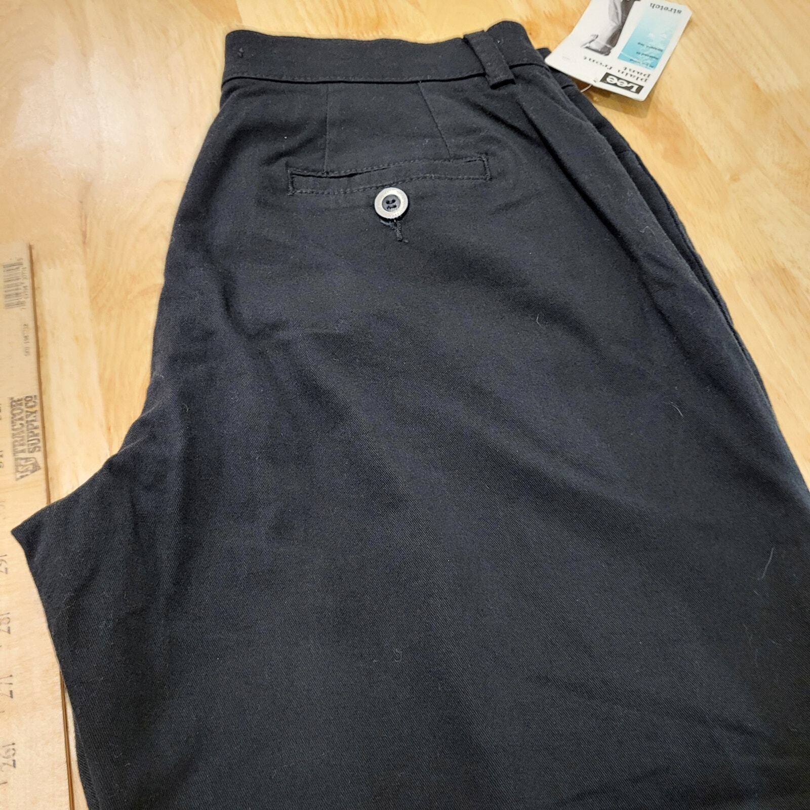 New With Tag Plain Front Stretch Vintage Lee Jeans Relaxed Straight 10/M