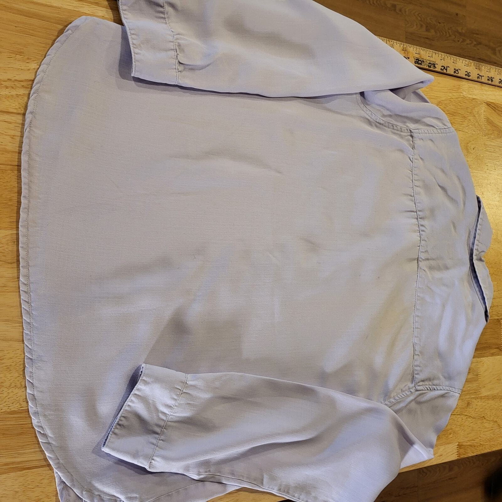 American Eagle Outfitters Light Lavender Purple Lyocell Button Down Collared Med