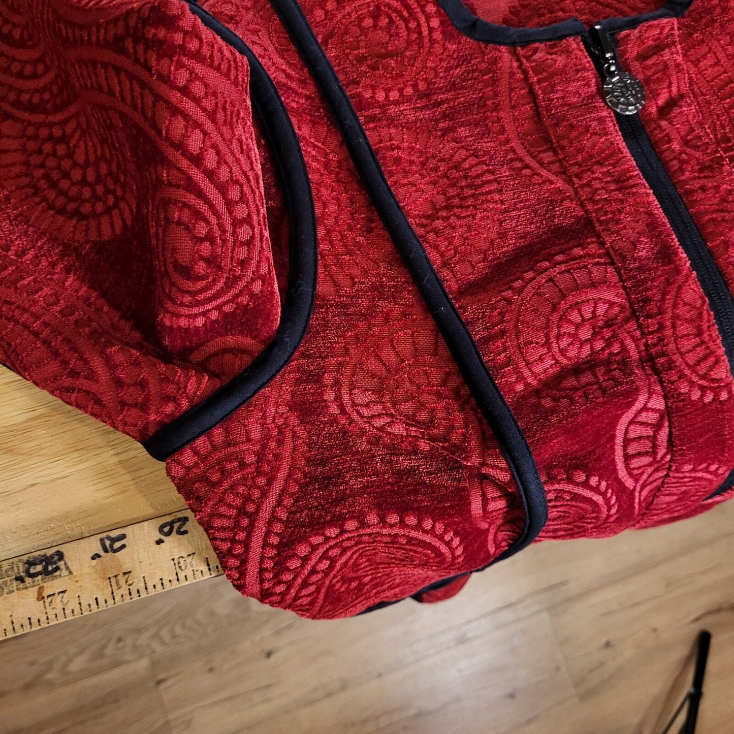 Trimdin Firenze Collection Scarlet Made In USA Medium Reversable 