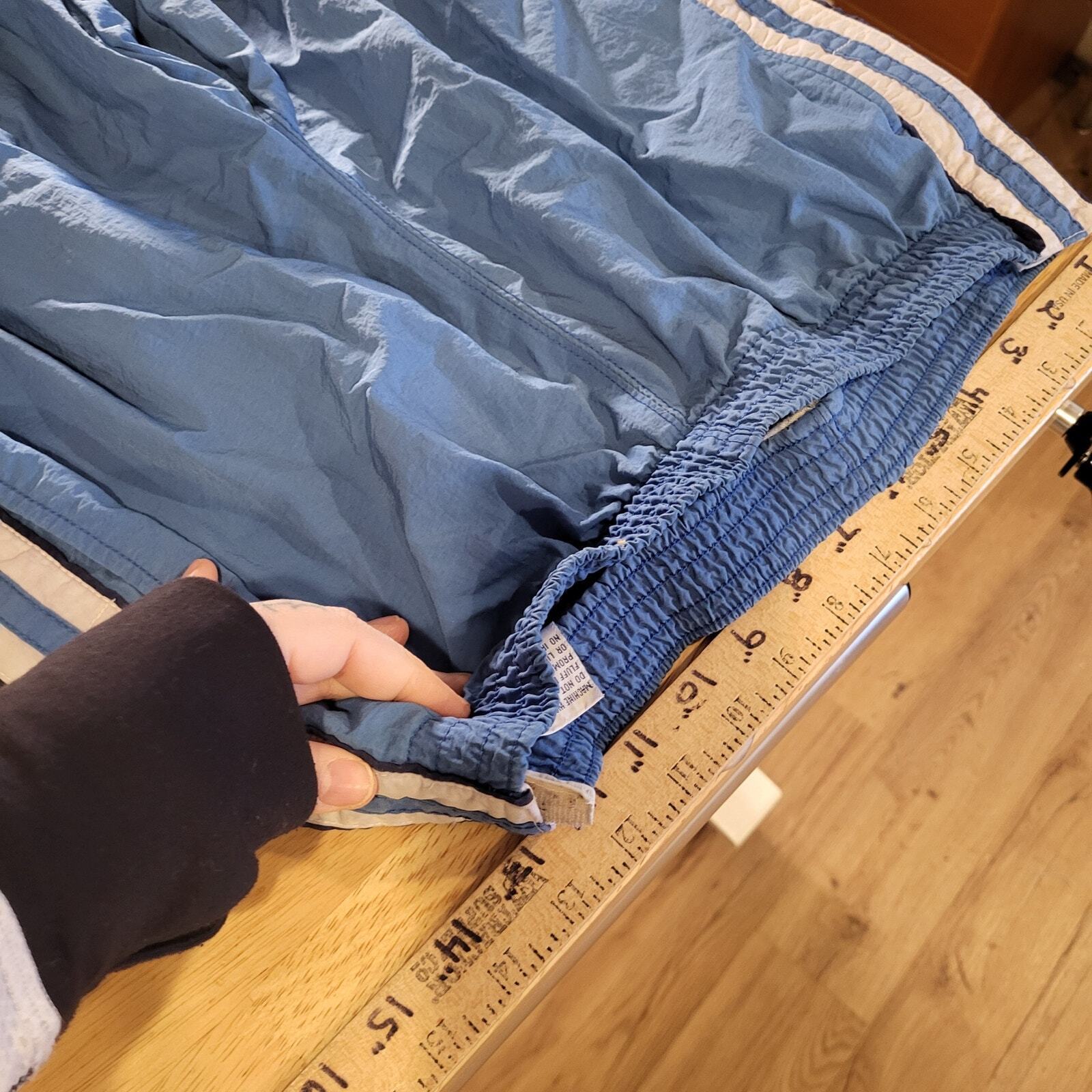 Vintage Abercrombie & Fitch Blue Breakaway Snap Windbreaker Jersey Lined Pants S