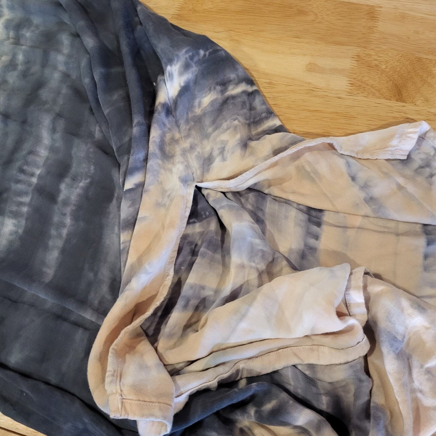 Dolan Left Coast Collection Tie Die Super Soft Long Sleeve T-shirt Dress Medium
