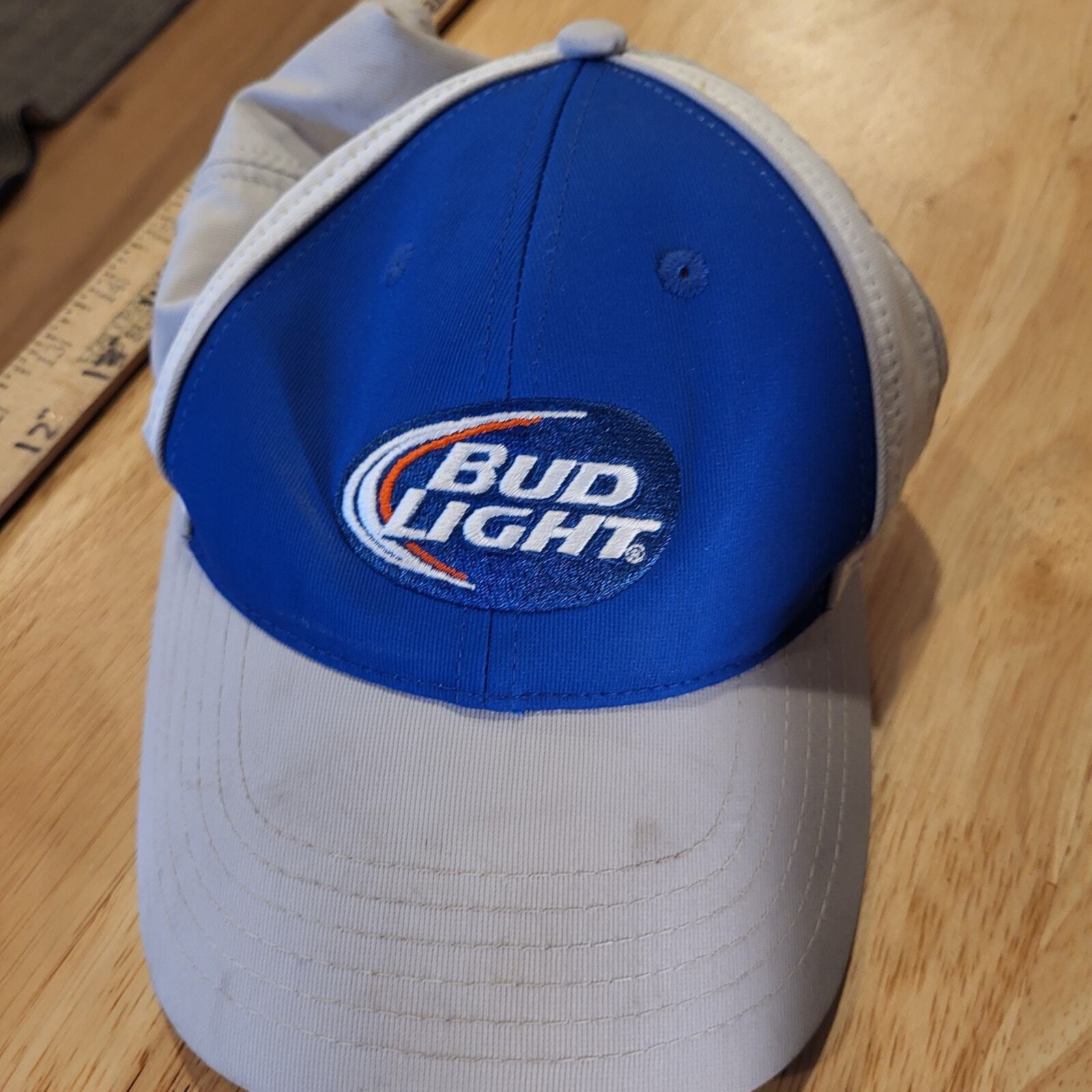 Bud Light hook&loop adjust Back Hat Novelty Beer Budweiser Comfort Lightweight 