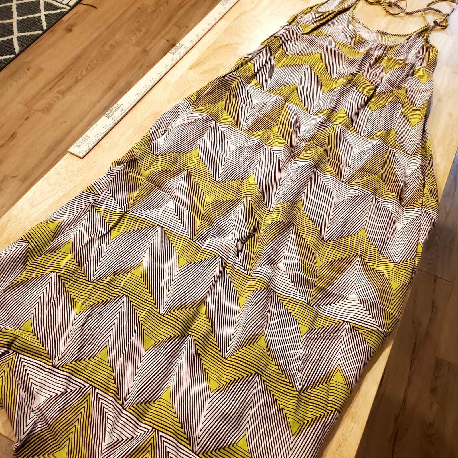 Billabong Geometric Print Spaghetti Strap Dress Hi-Low