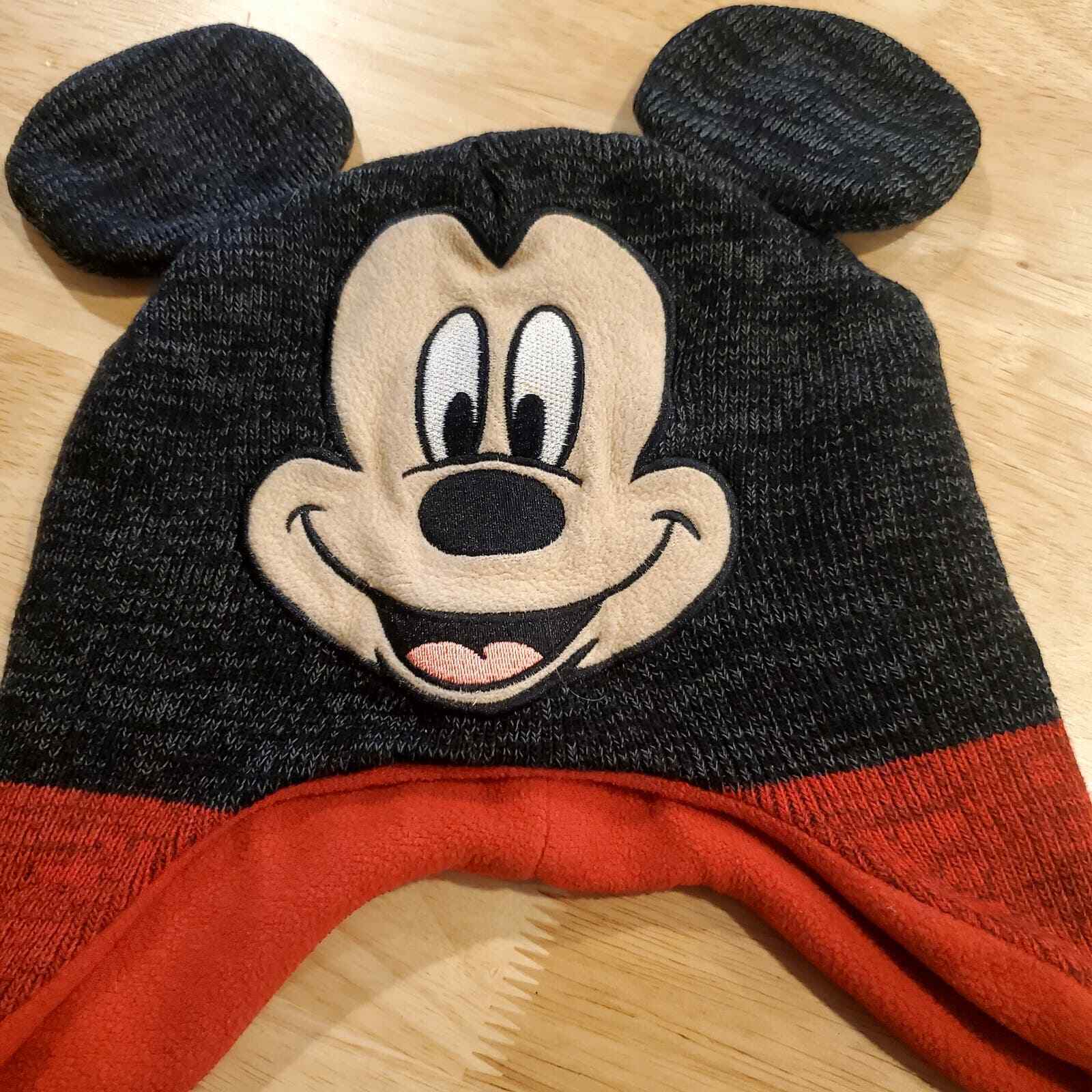 Mickey Mouse Kids Winter Hat Ear Flaps 