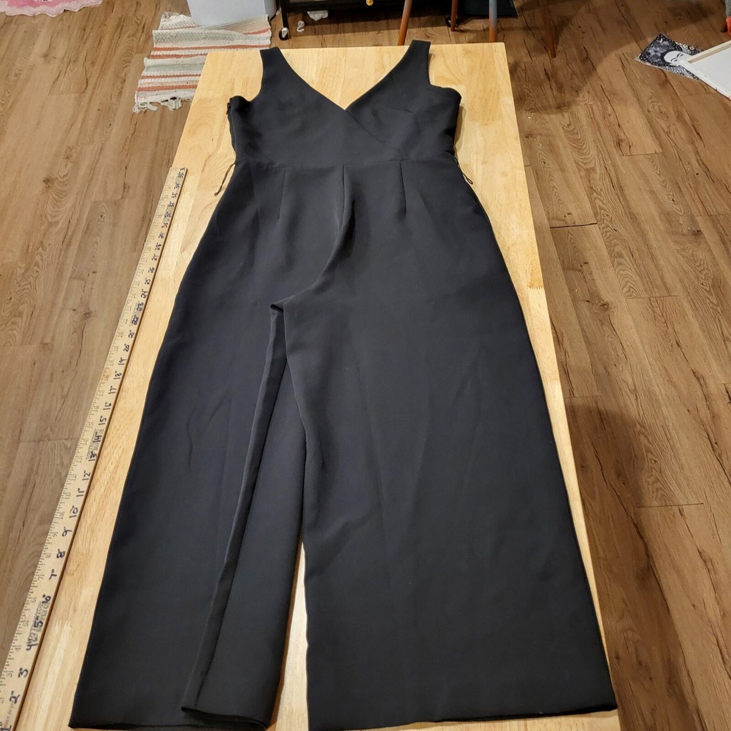 NWT Sam Edelman Size 8 Sleeveless One Piece Wide Legged Jumpsuit 19" P2P