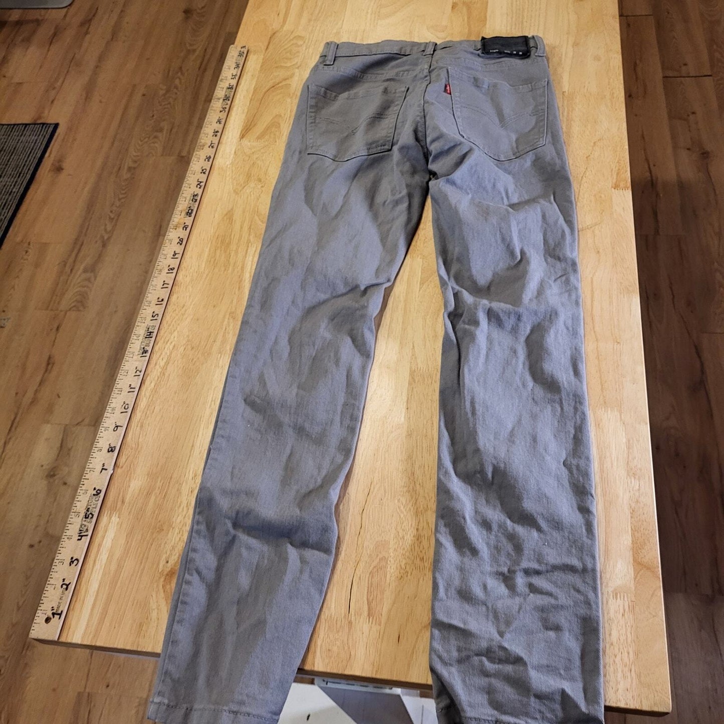 Levi's 510 28"x28" size 16 Gray Skinny Jeans Cotton Barely Worn 