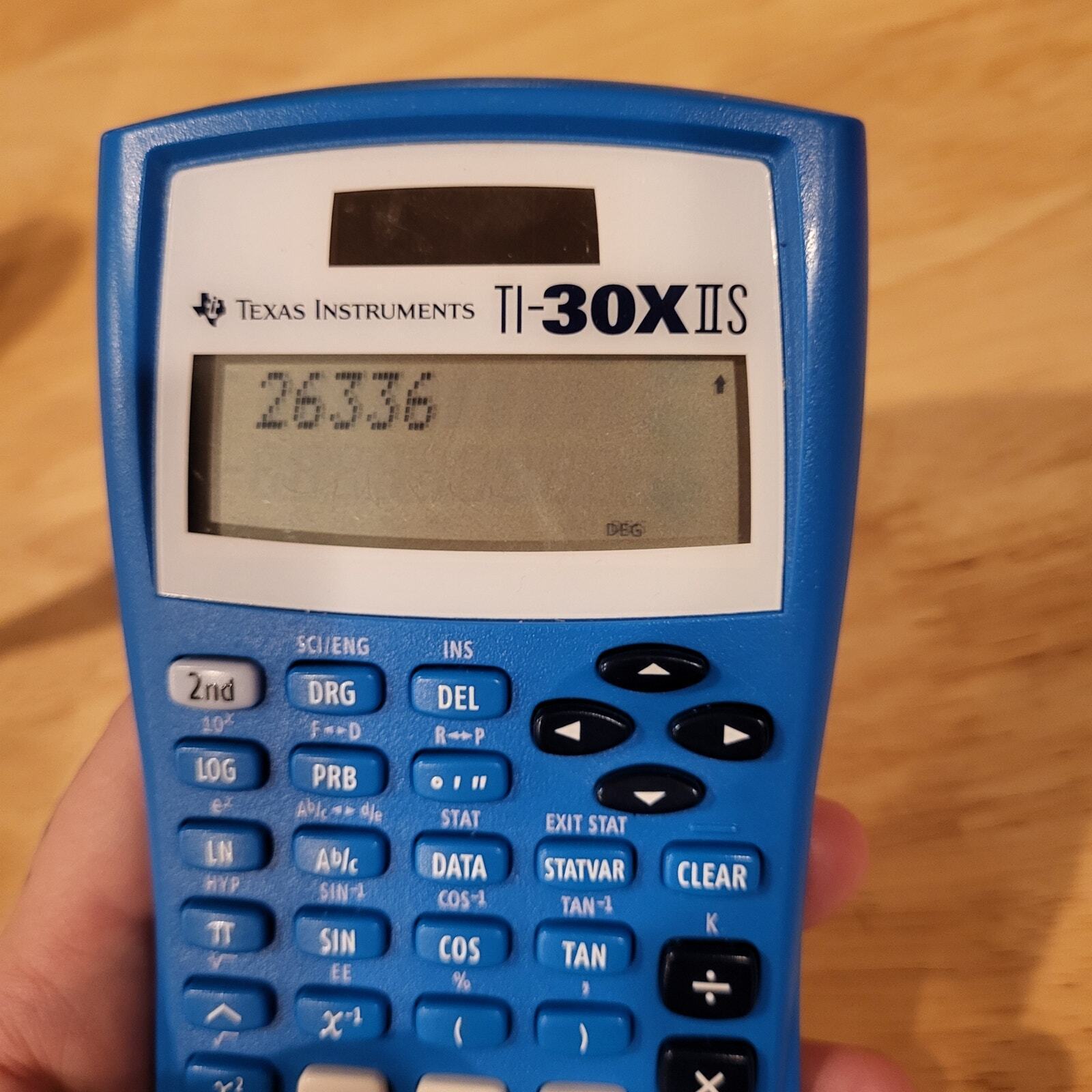 Texas Instrument Ti-30x IIS Calculator Blue 