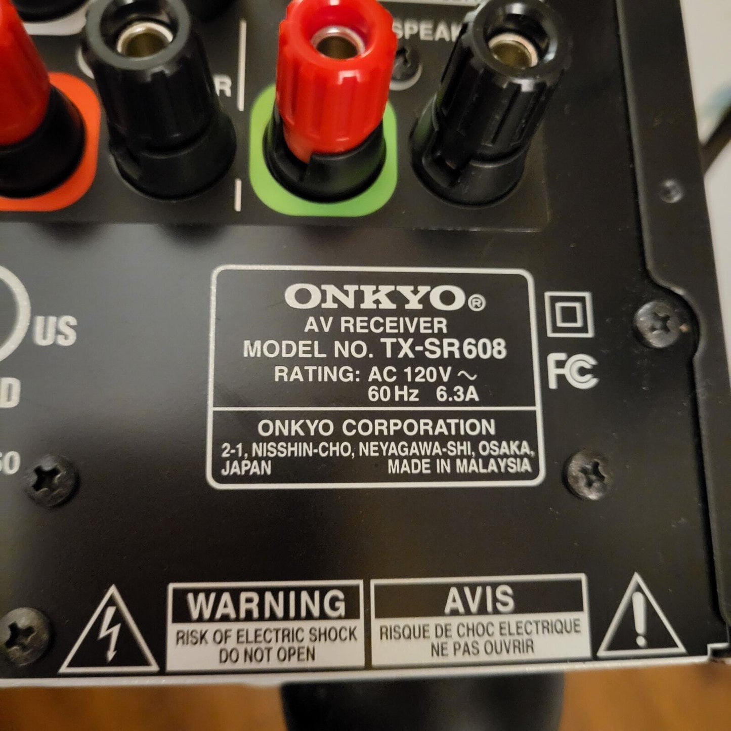 Onkyo TX-SR608 7.2 Channel 700-Watt Home Theater Receiver bundle  Remote Manual