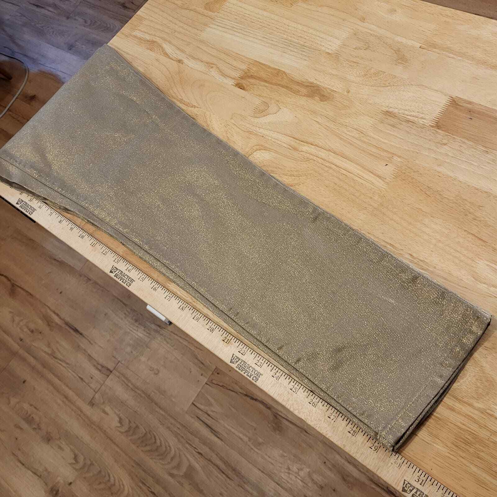 34" Waist Gold Denim Jeans Straight Leg 30" inseam