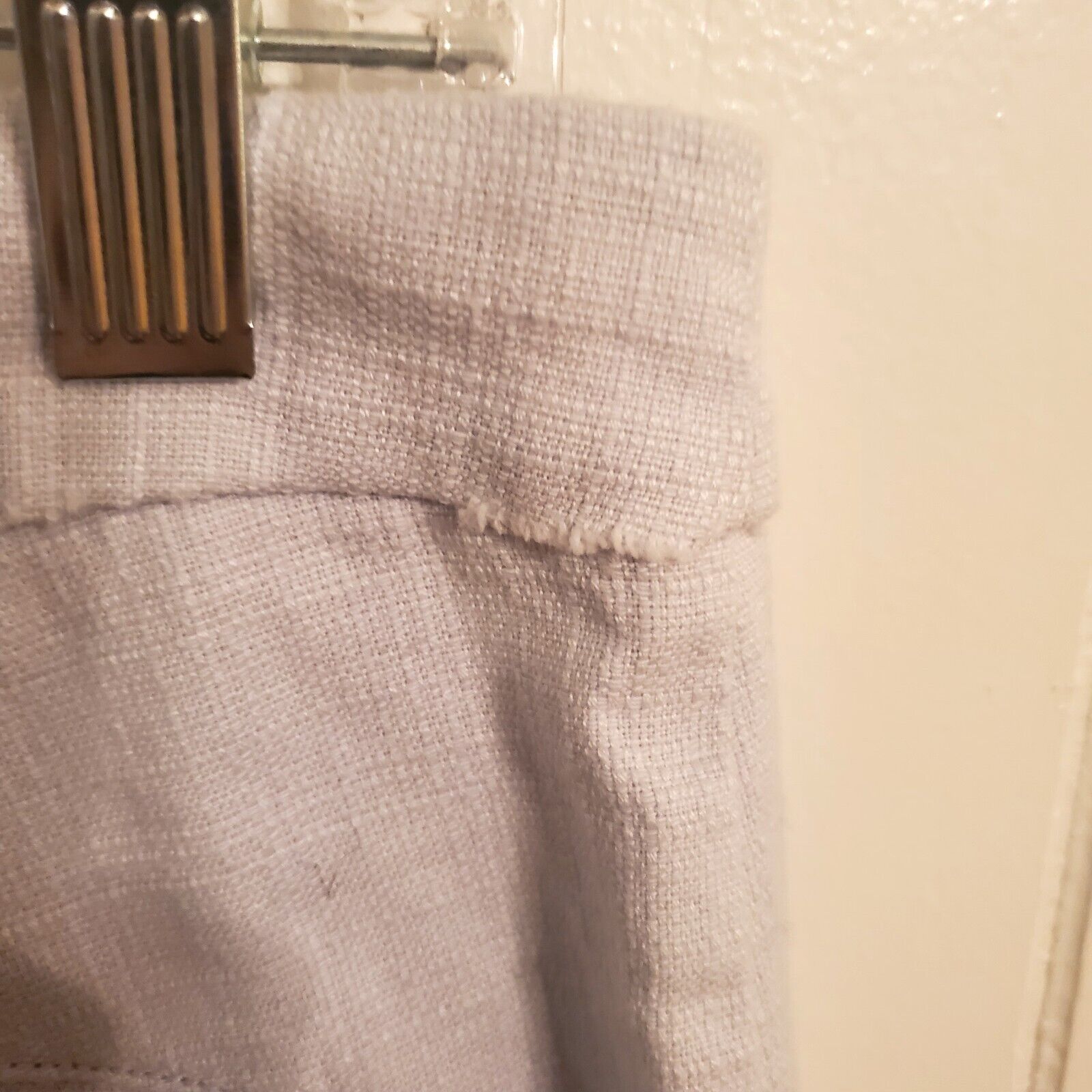 Anthropology The Essential Slim Pant Beige  Size 8 32" Waist 11" Rise 27" Inseam
