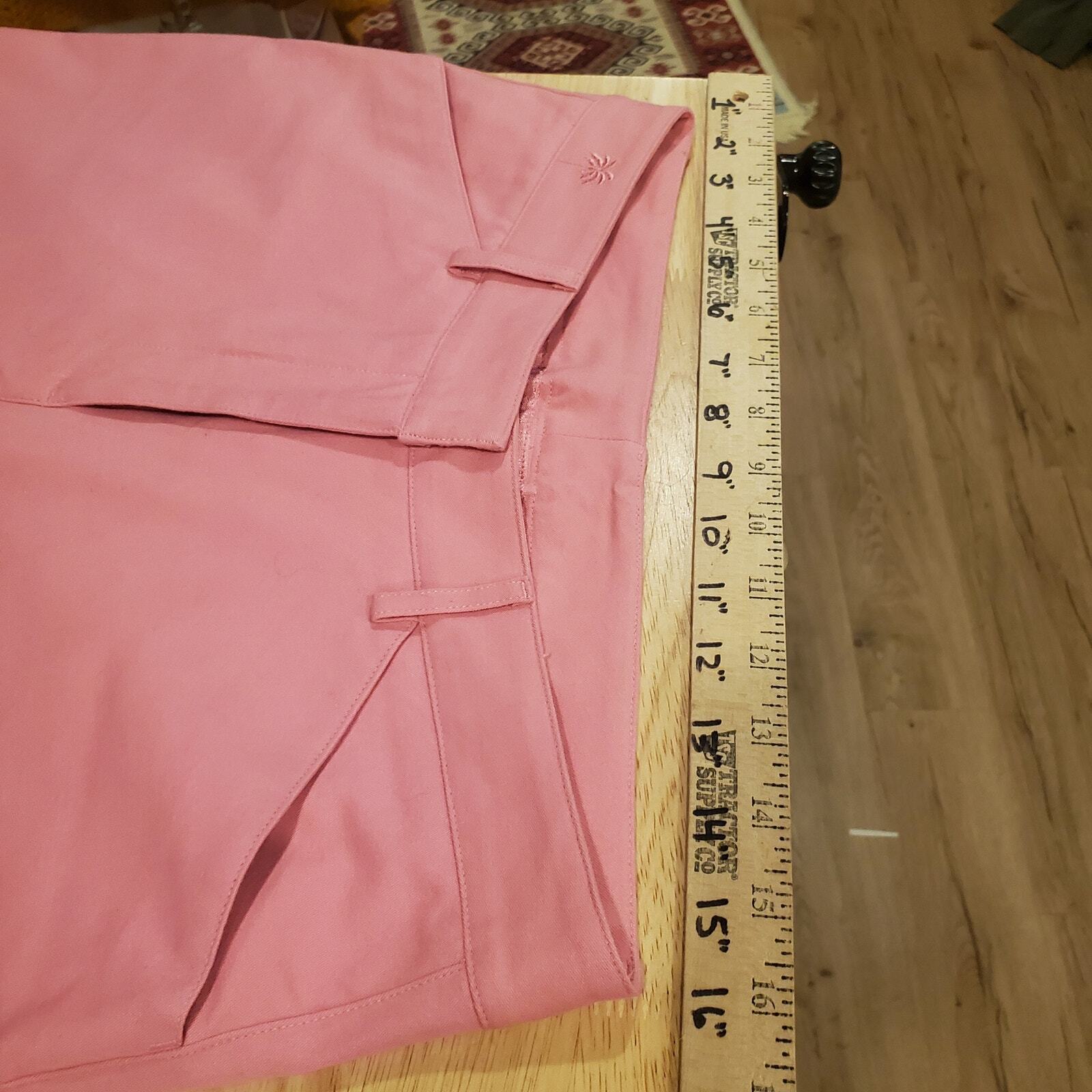 Lilly Pulitzer Pink Ankle Pants 32" Waist Size 6
