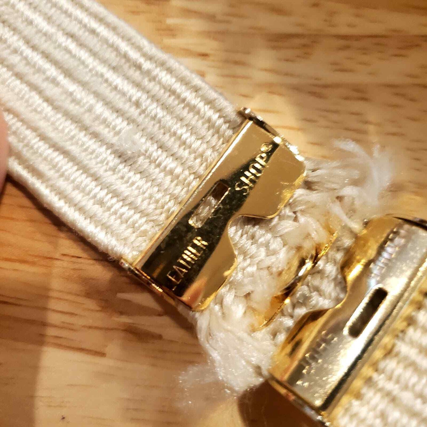 Leather Shop African Safari Wooden Animal Belt Elastic