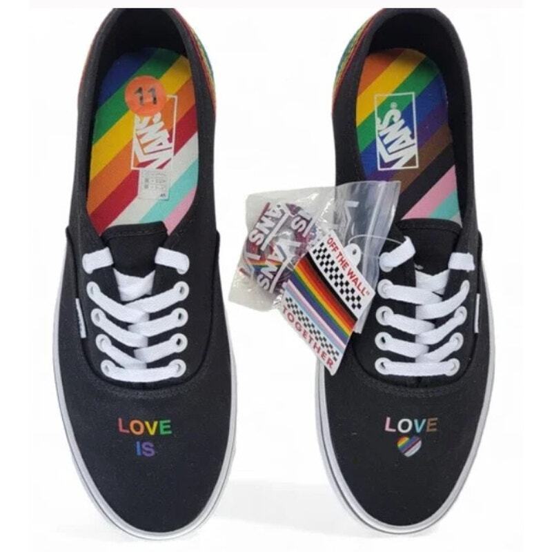 (NEW) Vans Pride Collection Love is Love Shoes Men 12