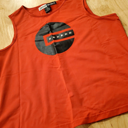 Red Jaime Sadock Golf Shirt Medium