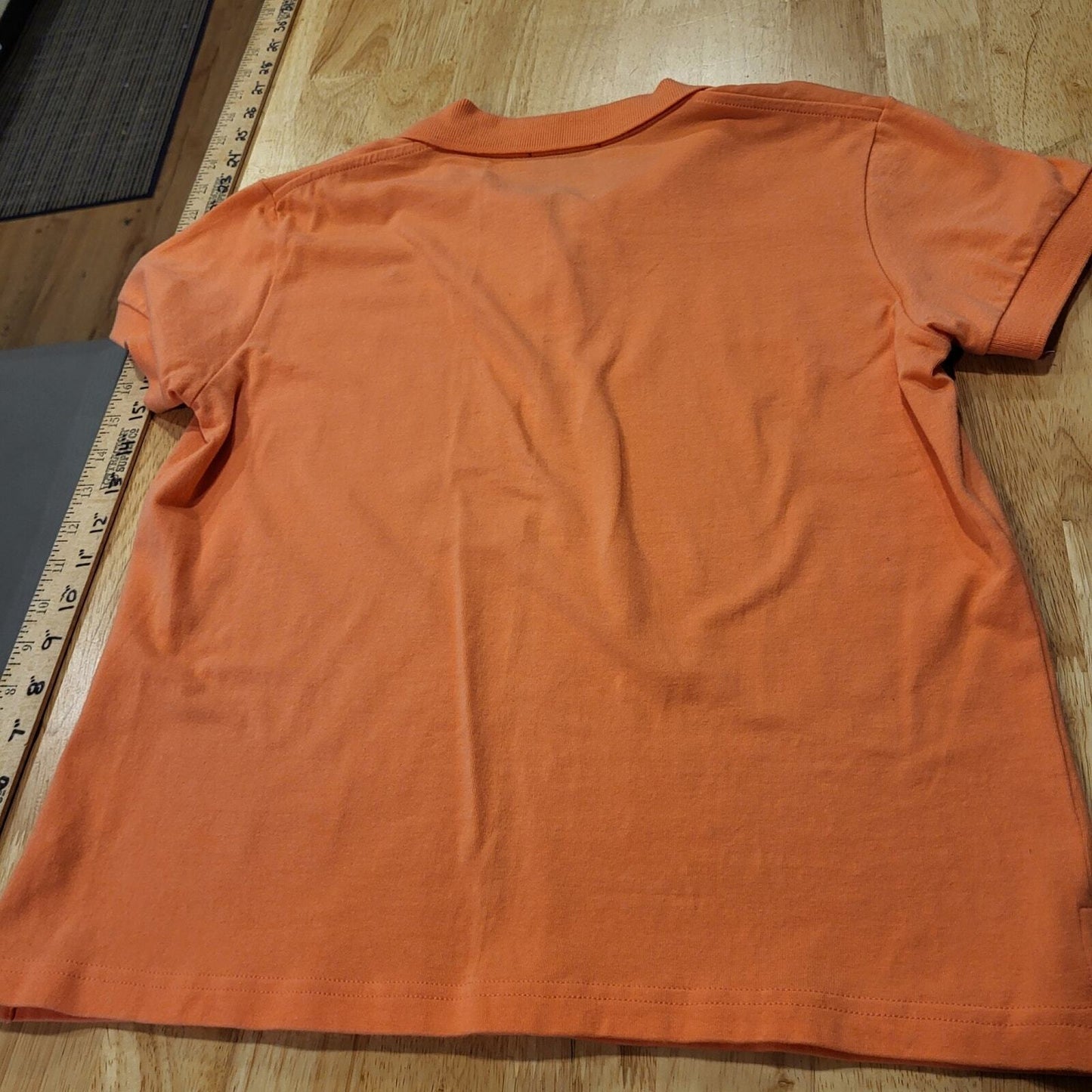 Lilly Pulitzer orange golf polo small collared button 18" pit 2 pit
