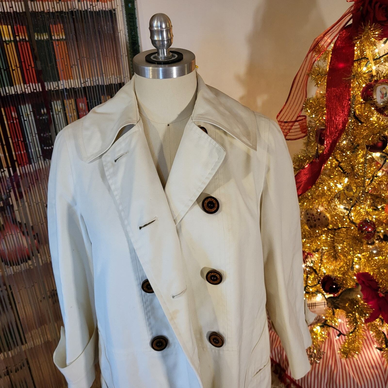 Rare Vintage Misty Harbor 55% Dacron 35% Combed Cotton Rain Repellant 12R