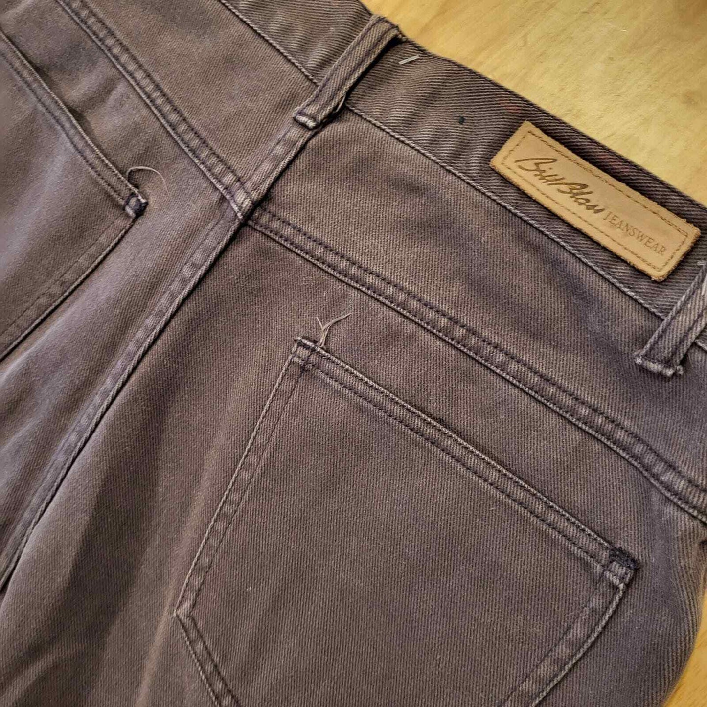 Bill Blass Vintage Easy Fit Purple Jeans 10 Short 28" Inseam 100% Cotton