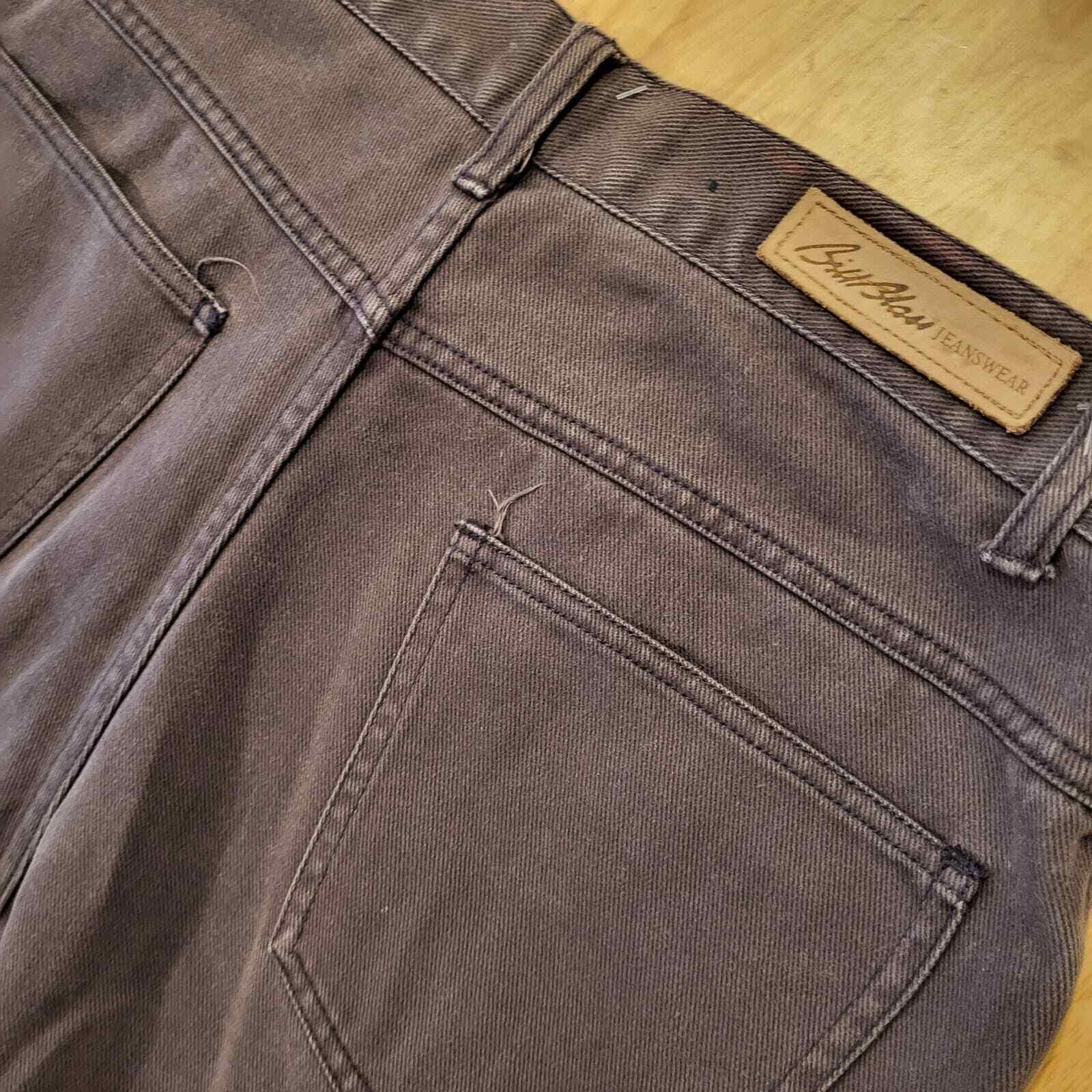 Bill Blass Vintage Easy Fit Purple Jeans 10 Short 28" Inseam 100% Cotton