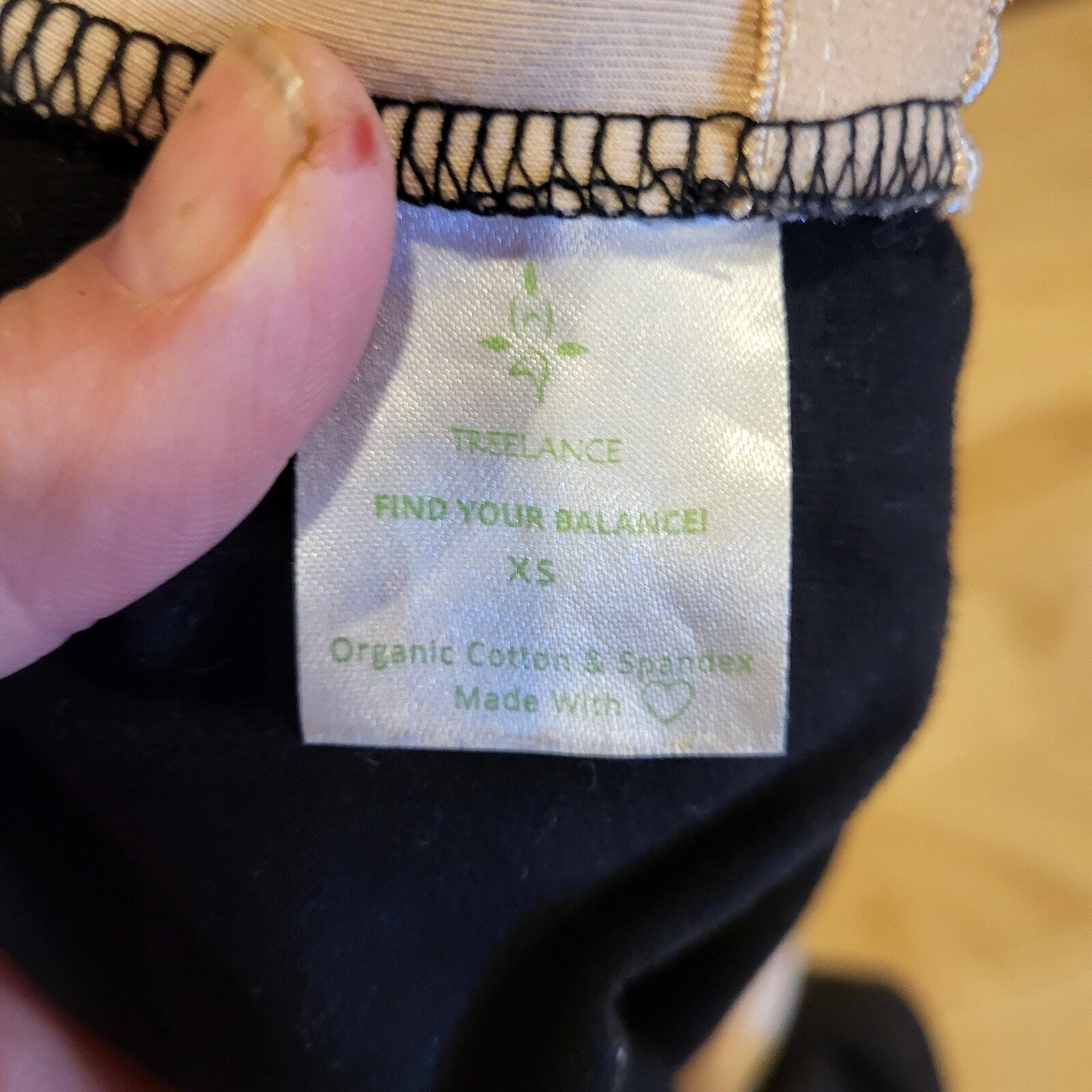 Treelance Black Spaghetti Strap Full Body Black Leotard Organic Cotton Spandex 