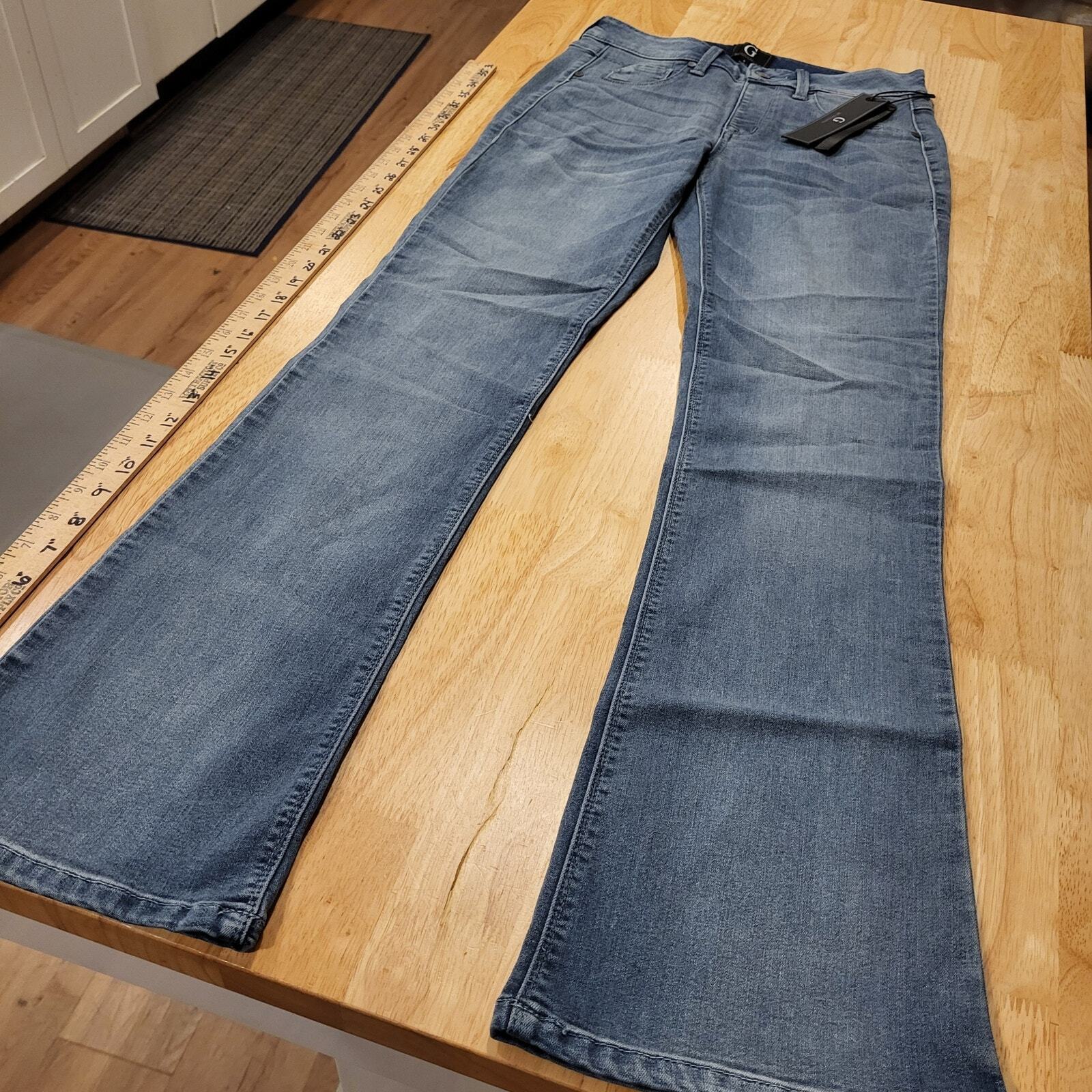 NWT G By Giuliana Denim Jeans Medium Wash Rayon Cotton Blend Small 28" Waist