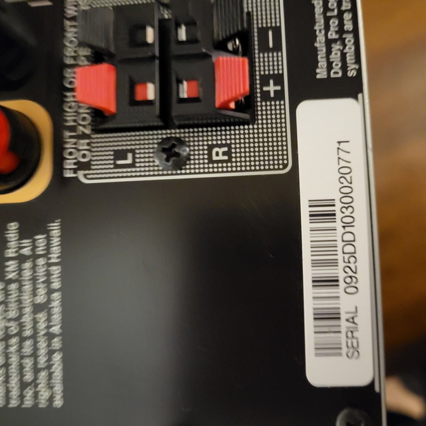 Onkyo TX-SR608 7.2 Channel 700-Watt Home Theater Receiver bundle  Remote Manual