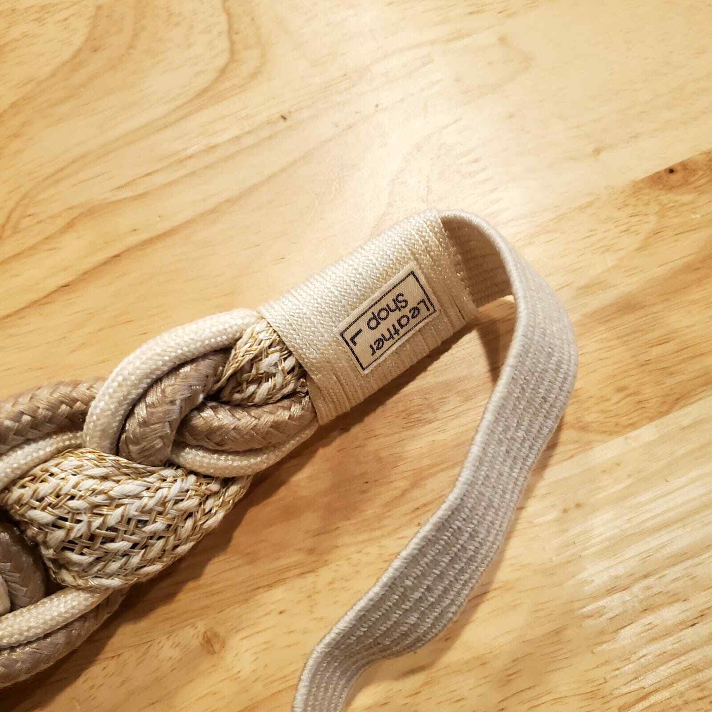 Leather Shop African Safari Wooden Animal Belt Elastic
