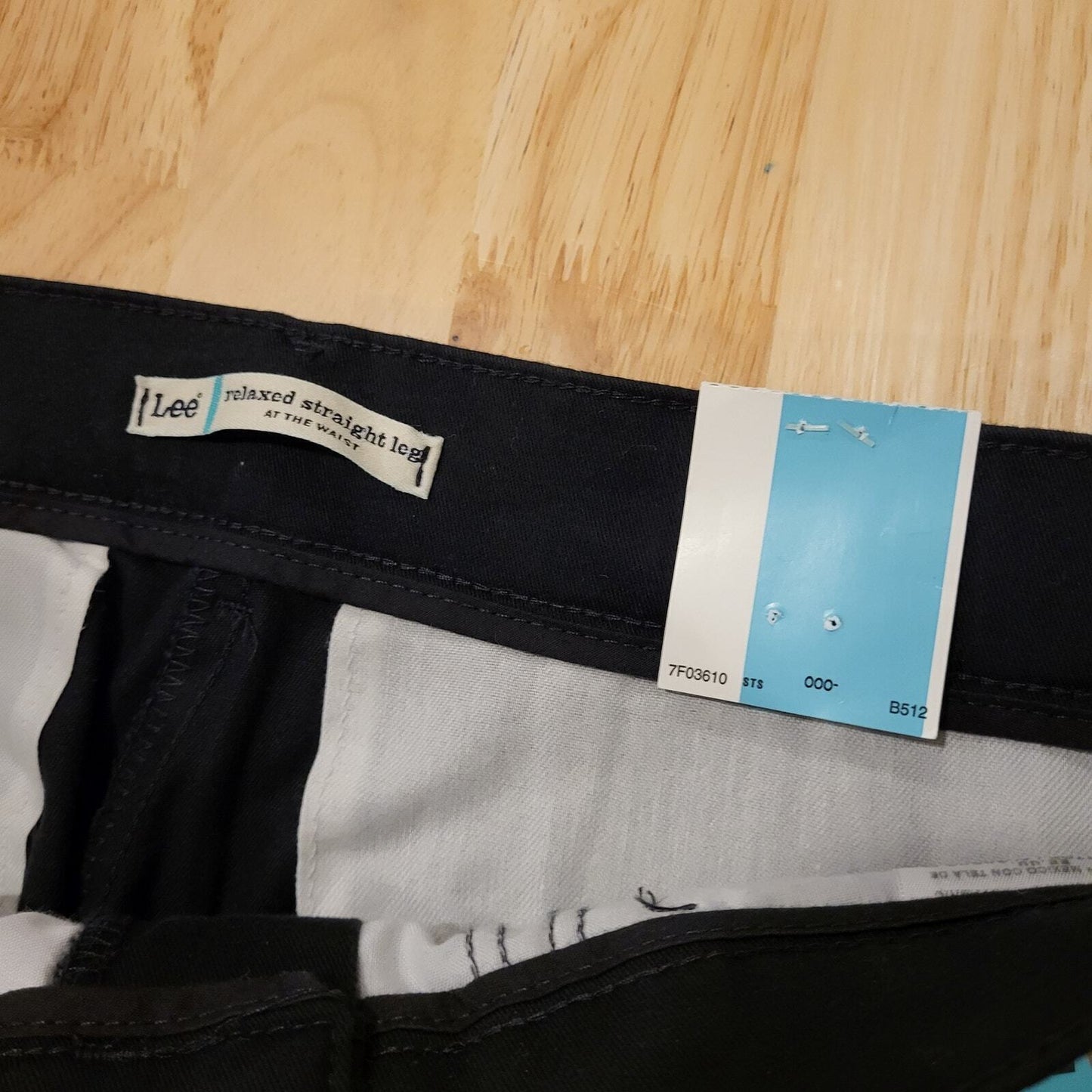 New With Tag Plain Front Stretch Vintage Lee Jeans Relaxed Straight 10/M