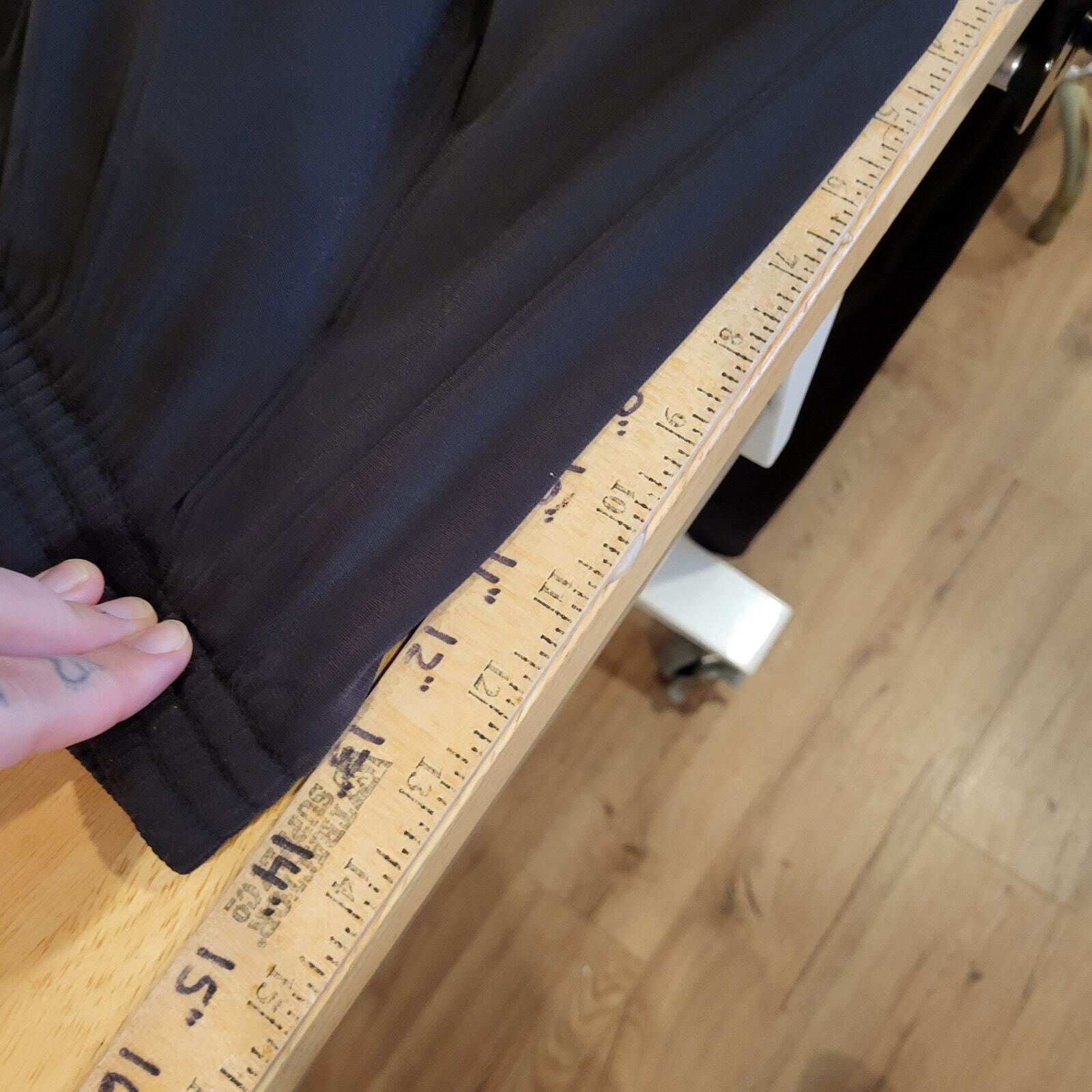 Adidas Extra Large Black Break Away Track Pants Elastic Waist Snap Stripe white