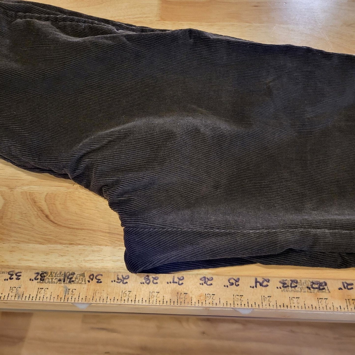 NWT Haggar 100% Cotton Brown Corduroy 32 x 30 Maximum Comfort Waist 