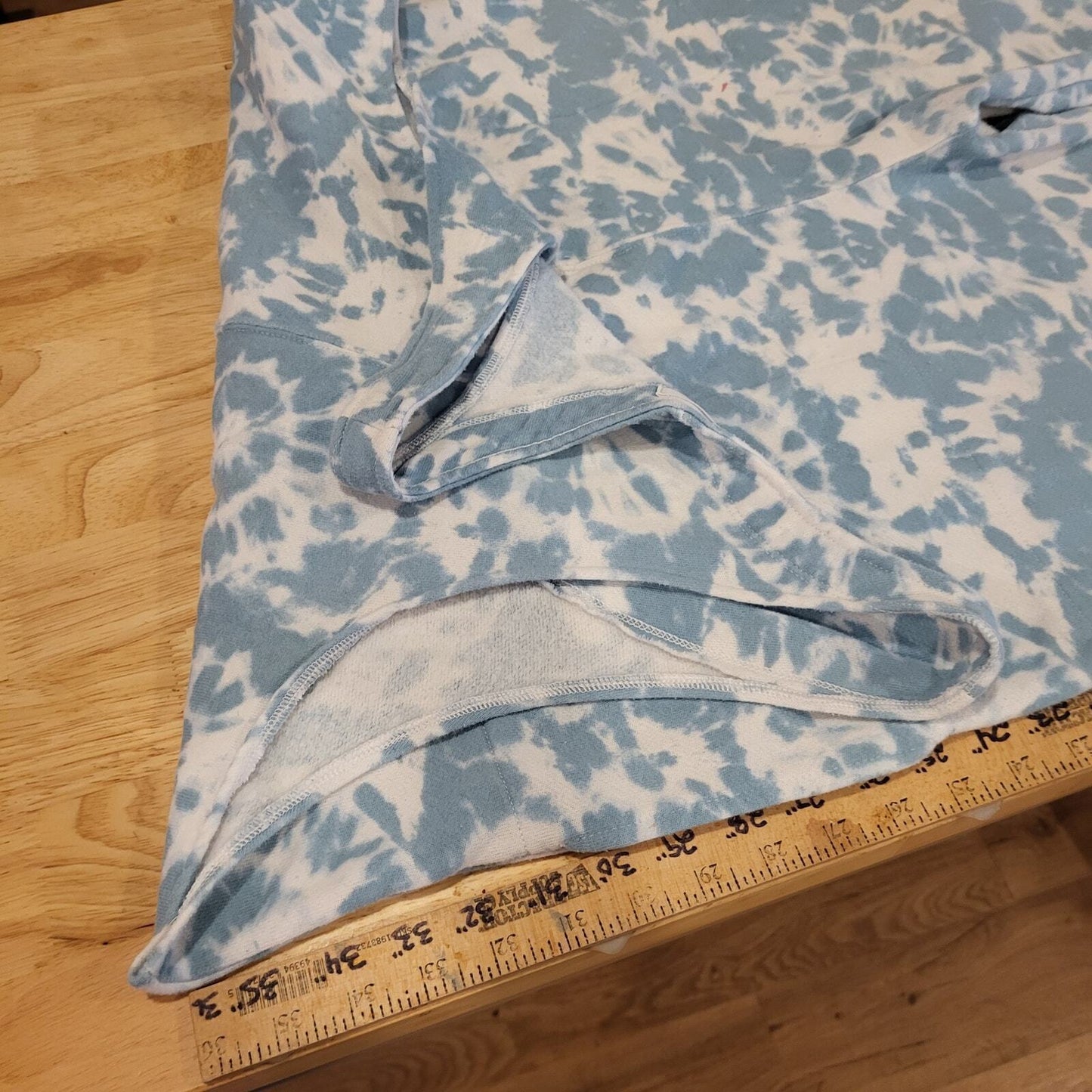 Colsie Blue Tie Dye Jersey Sweatpants Overalls XL 21" P2P (See photo for Spot)