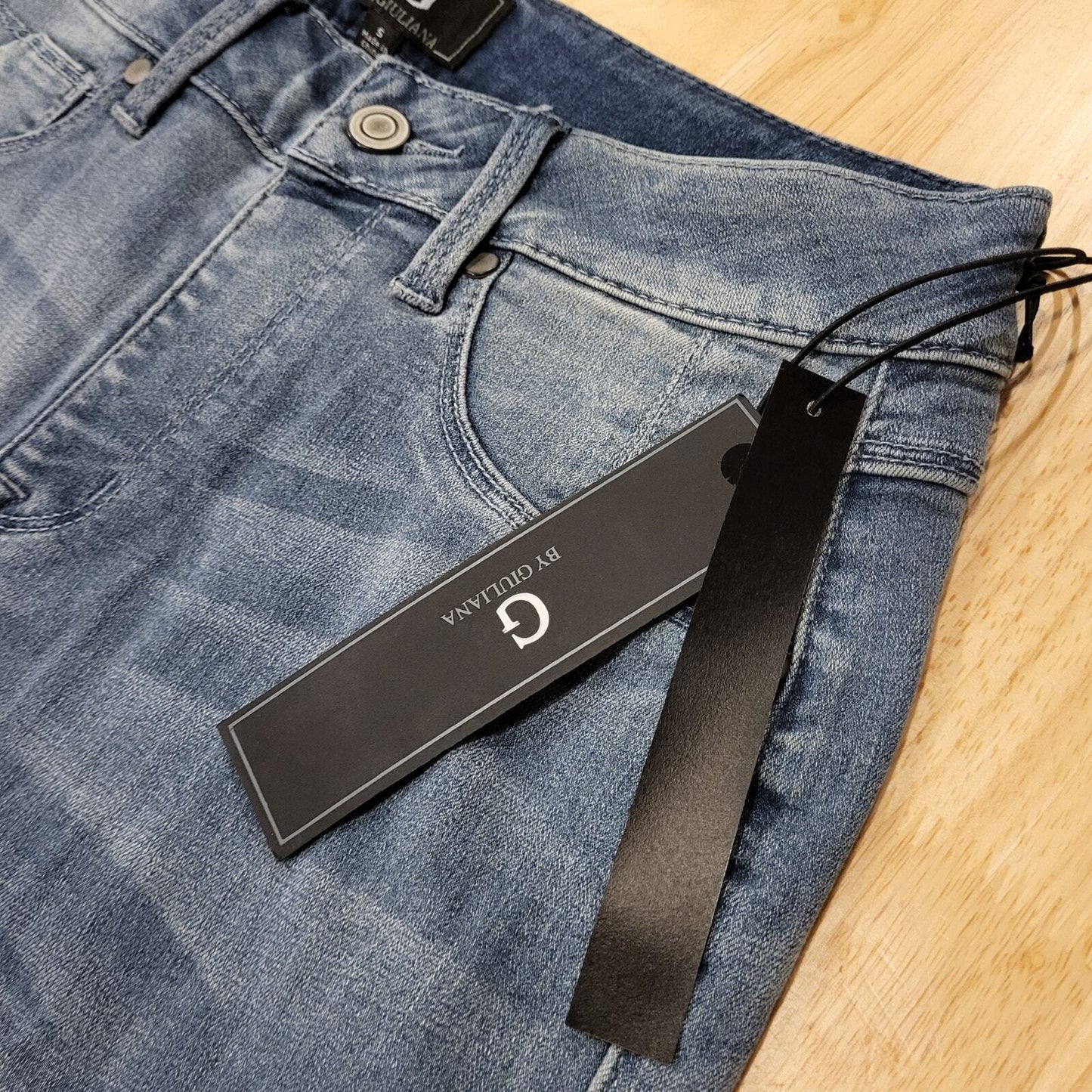 NWT G By Giuliana Denim Jeans Medium Wash Rayon Cotton Blend Small 28" Waist