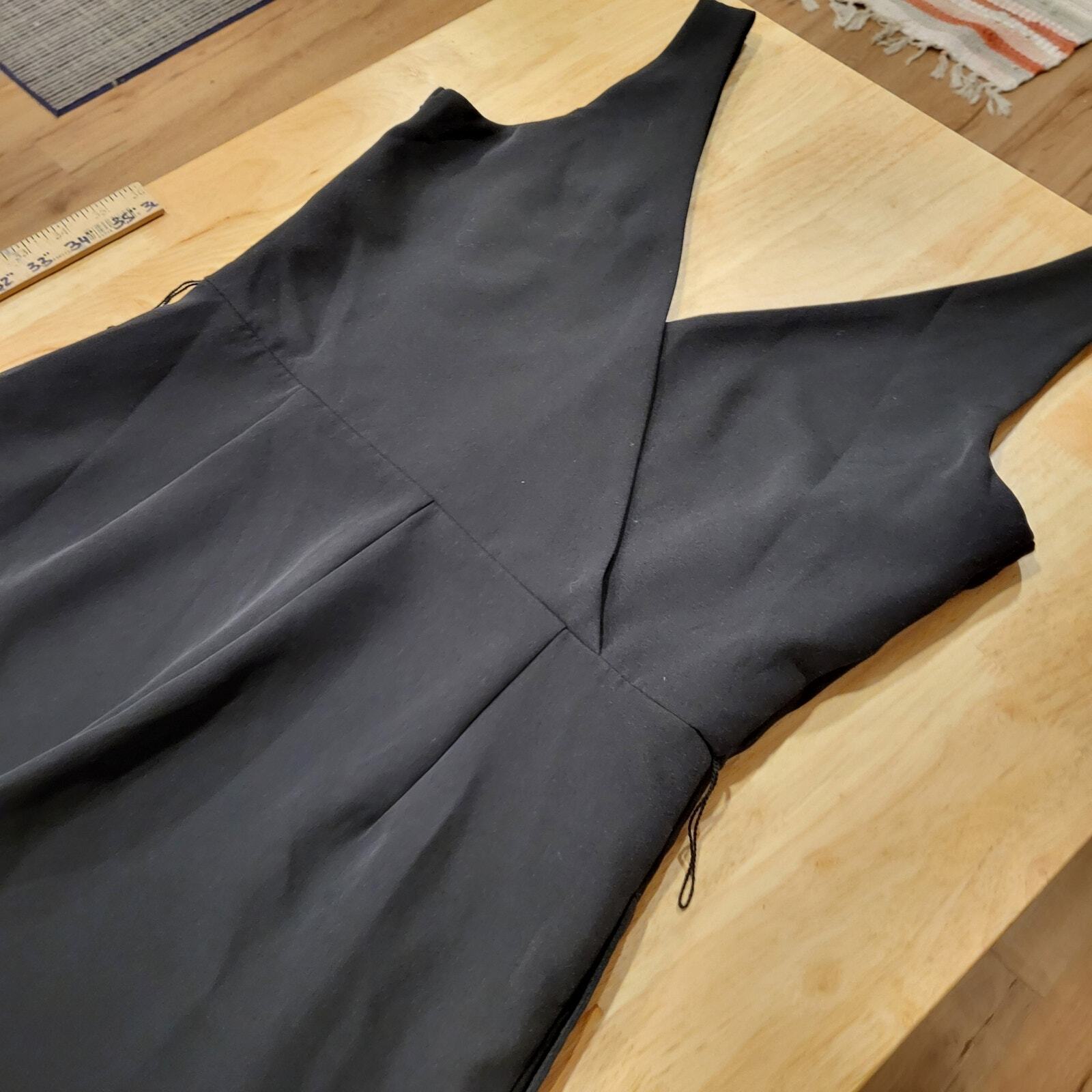 NWT Sam Edelman Size 8 Sleeveless One Piece Wide Legged Jumpsuit 19" P2P