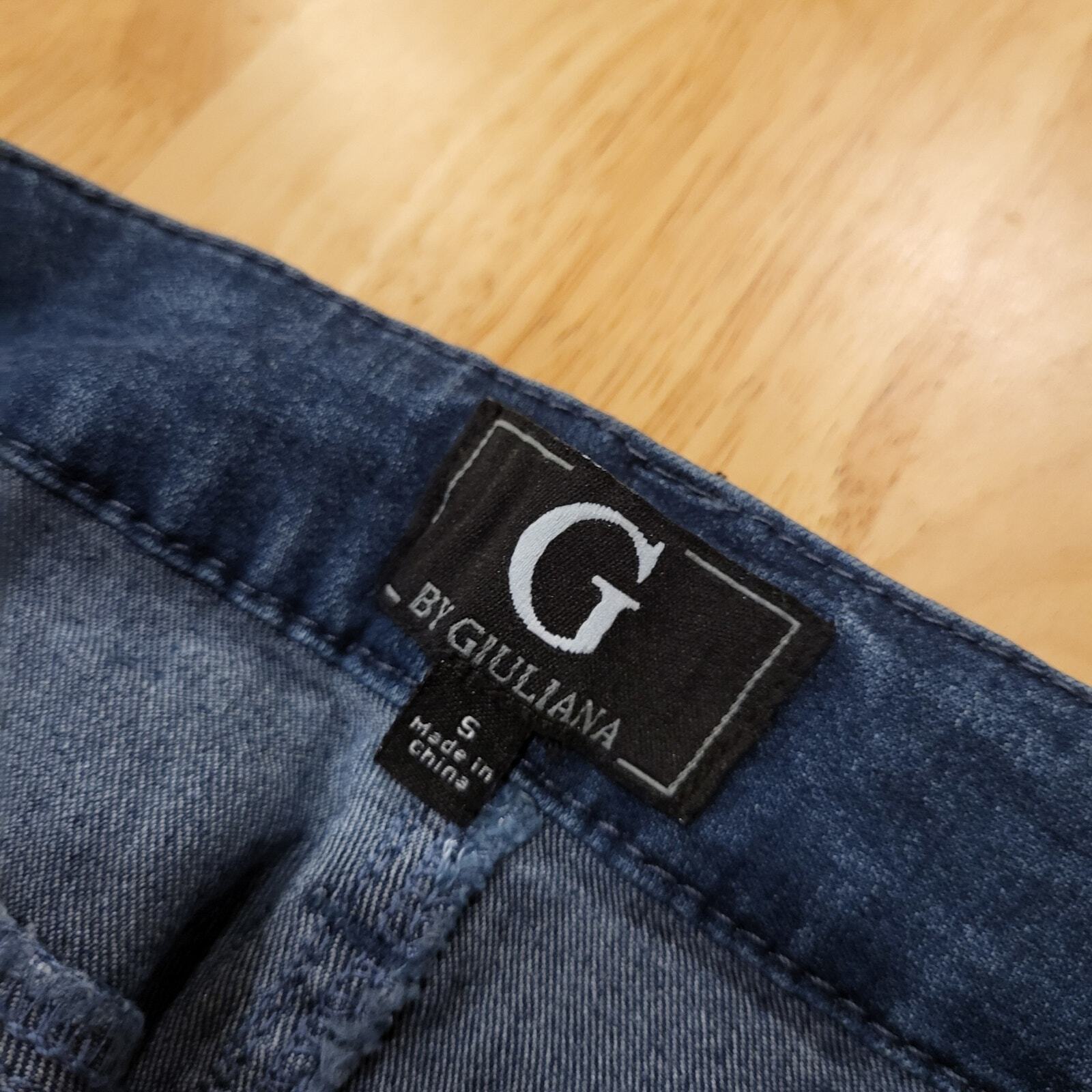 NWT G By Giuliana Denim Jeans Medium Wash Rayon Cotton Blend Small 28" Waist