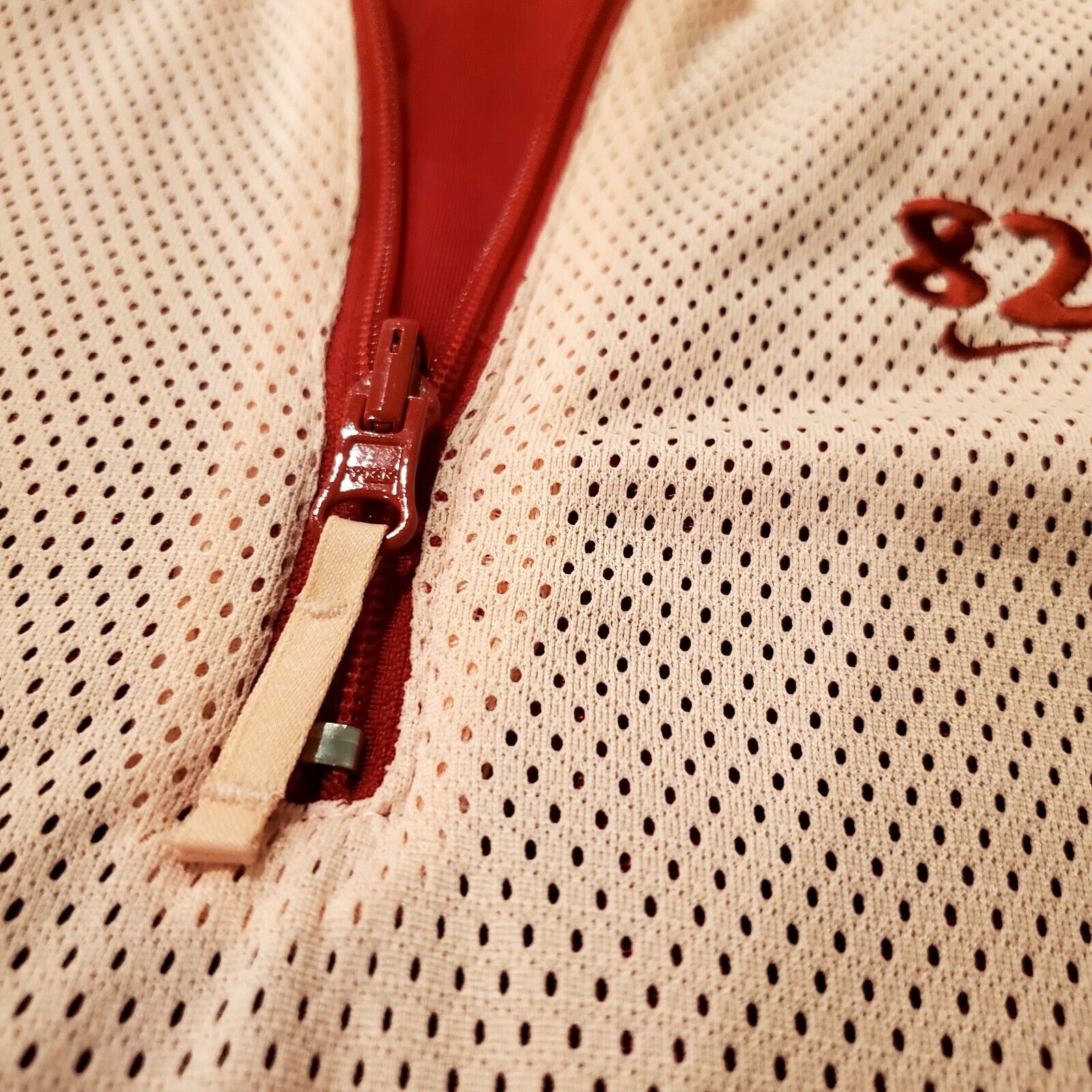 Nike Pink & Red Reversible Zip Front #82 Track & Field Jacket Running 