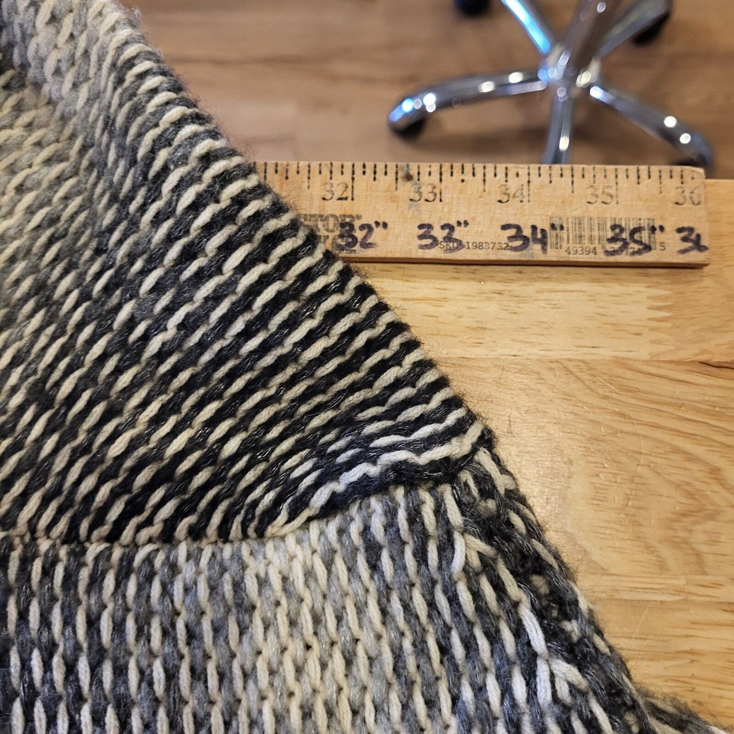 Lucky Brand Knit Trench Sweater Medium 18" Pit to Pit  32" long