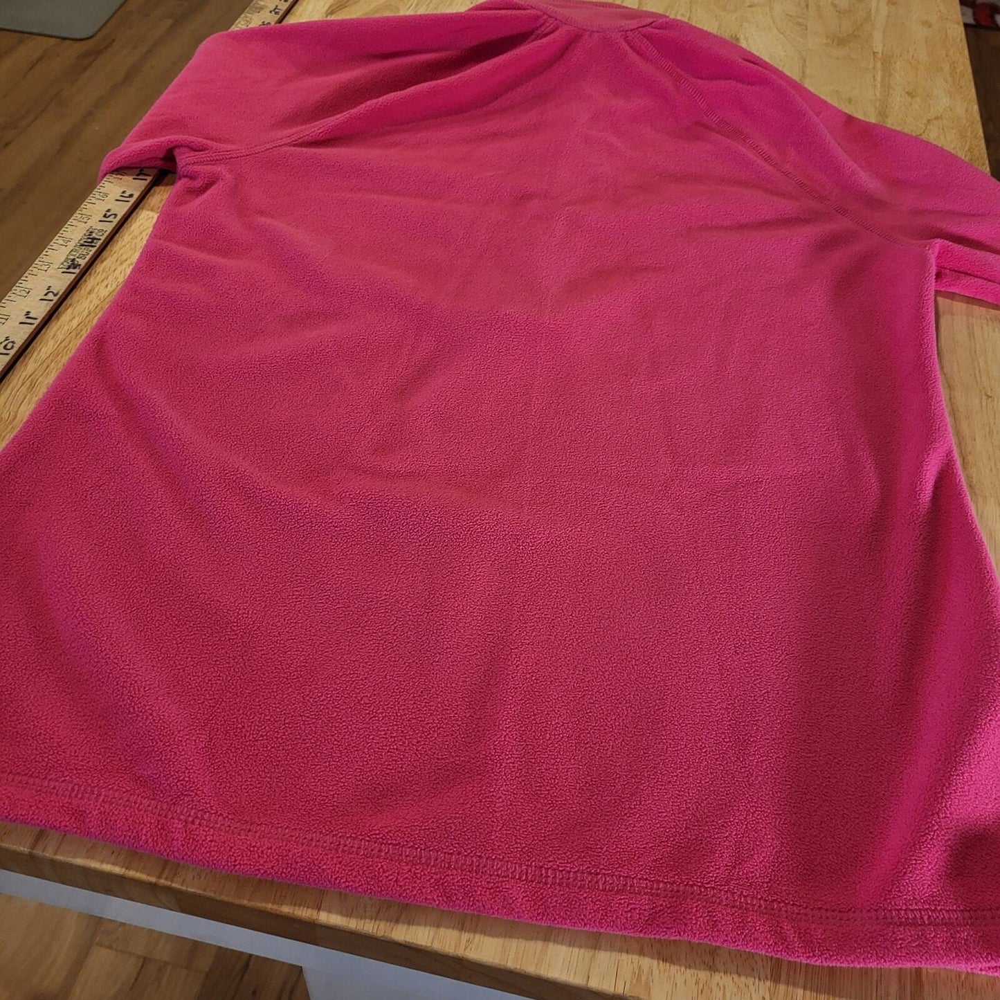 Eddie Bauer Pink Fleece 1/4 Zip Long Sleeve Pullover Tall Medium
