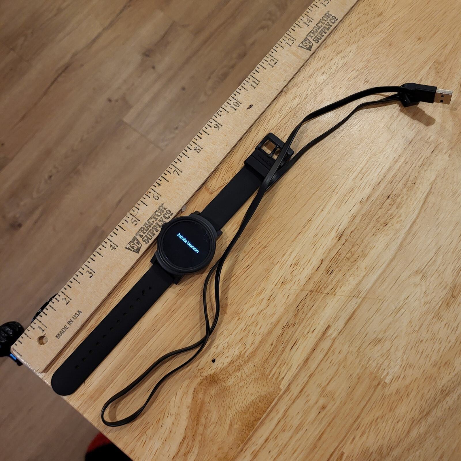 Mobvoi TicWatch E Smartwatch Black wearOS 2017