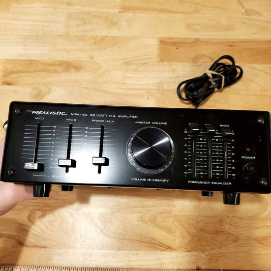 Realistic Mpa 40 35 watt PA Amplifier 