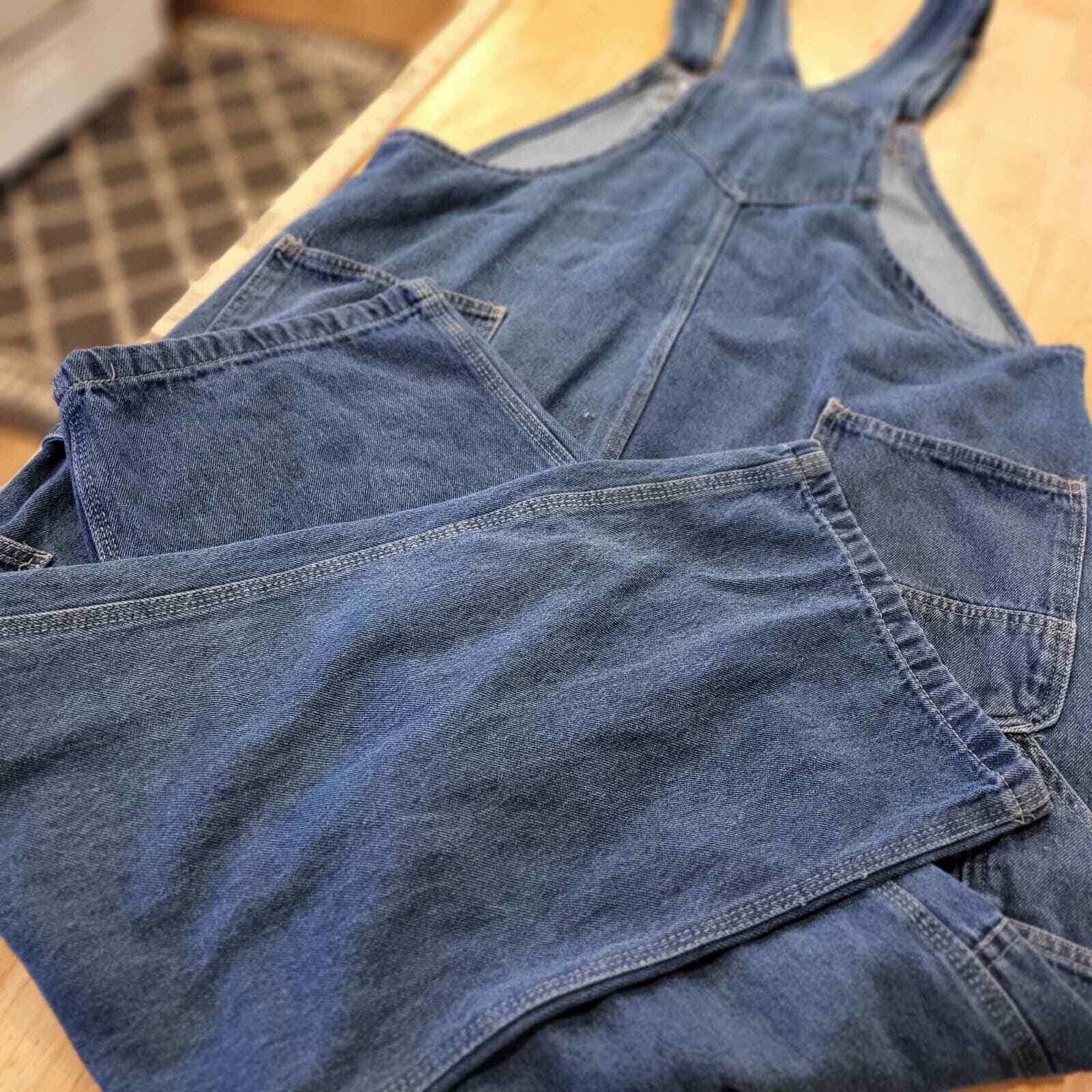 44*30 Berne Blue Denim Overalls Great Condition