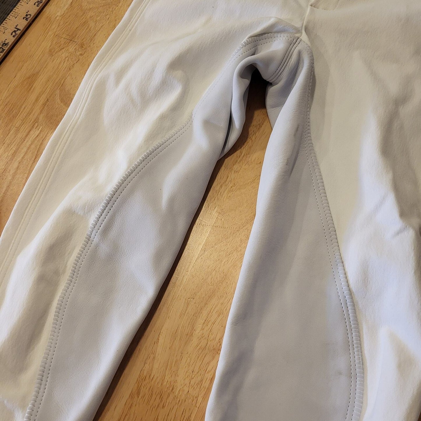 NWT Kentucky White Riding Pants Leather 26"waist 26" inseam