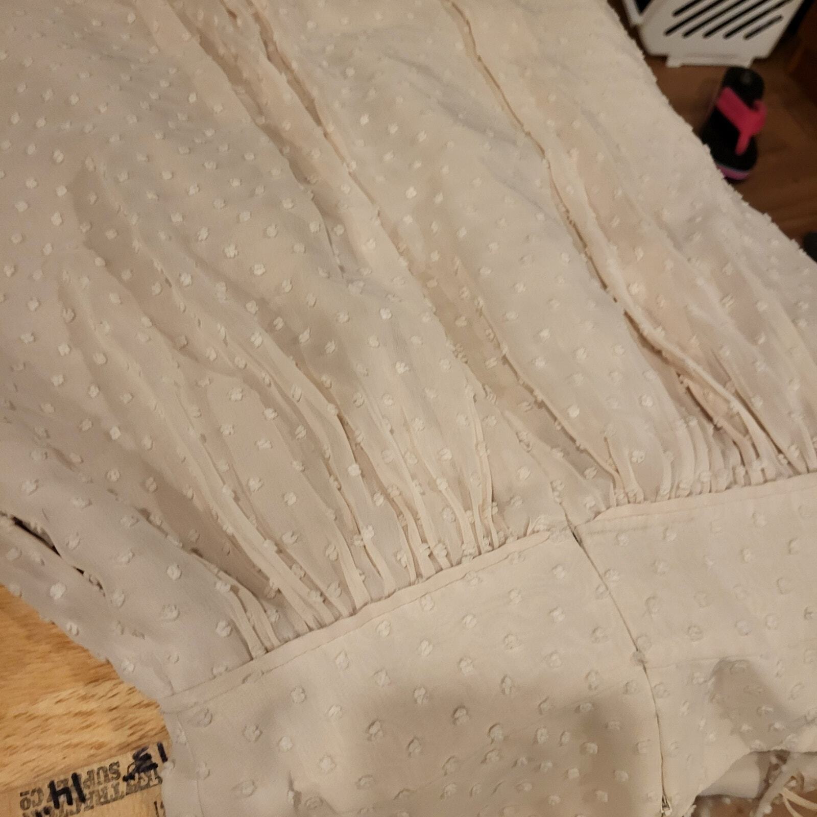 Cream J. Crew Size 0 Strappy Mini Dress  16" Pit 2 Pit  26" Waist
