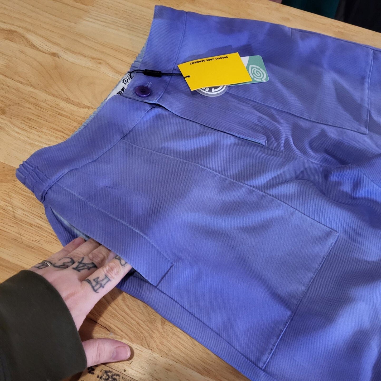 NWT Urban Outfitters x BOBBLEHAUS Purple/Blue Ombre Deadstock Tencel Twill Pants