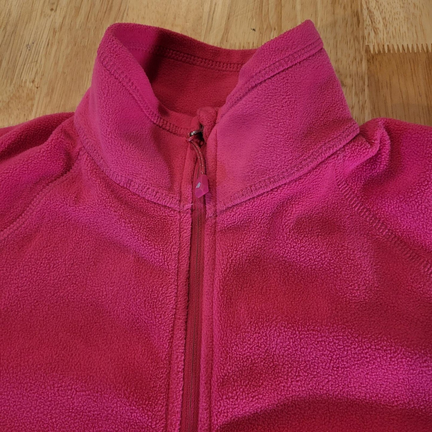 Eddie Bauer Pink Fleece 1/4 Zip Long Sleeve Pullover Tall Medium