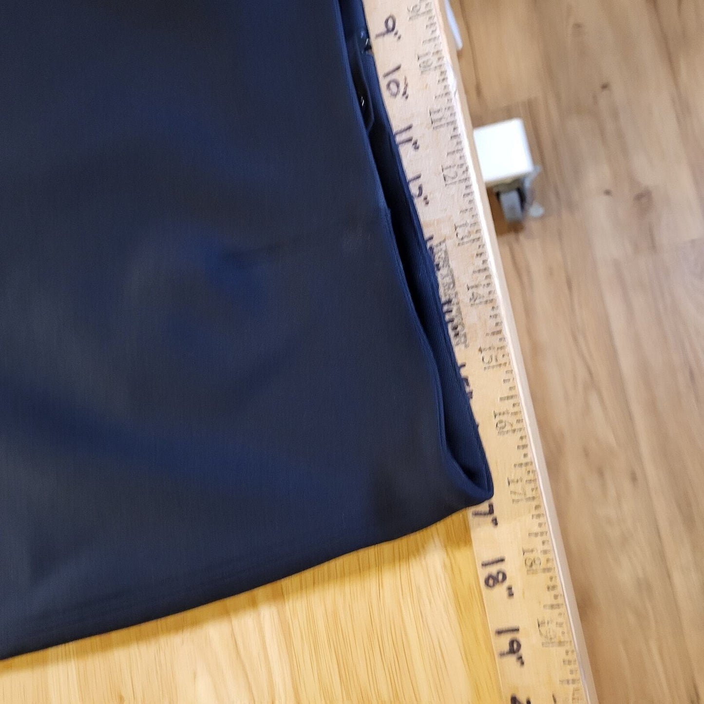 Doncaster Navy Blue Pencil Skirt Gold Circle Metal Detail 10 
