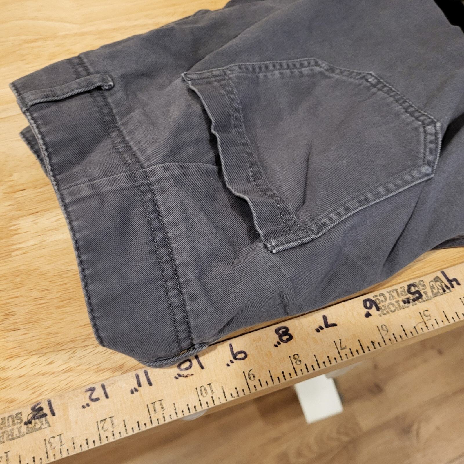 Gray L.L. Beans Favorite Fit Chinos Size 6P Pants 30" Waist 26" Inseam 