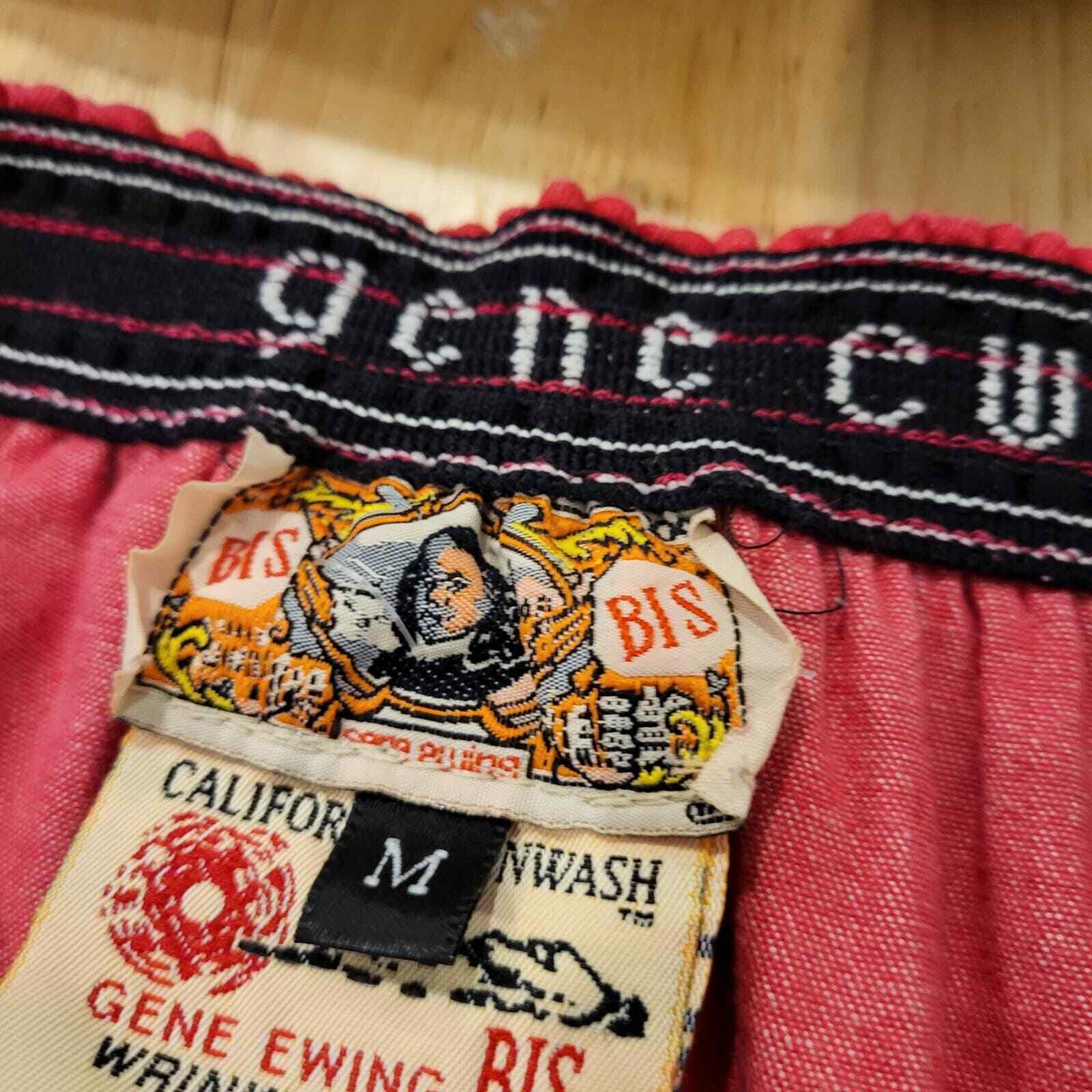 #upcycled vintage Red Elastic waist Mini Skirt Bohemian Hand Made 