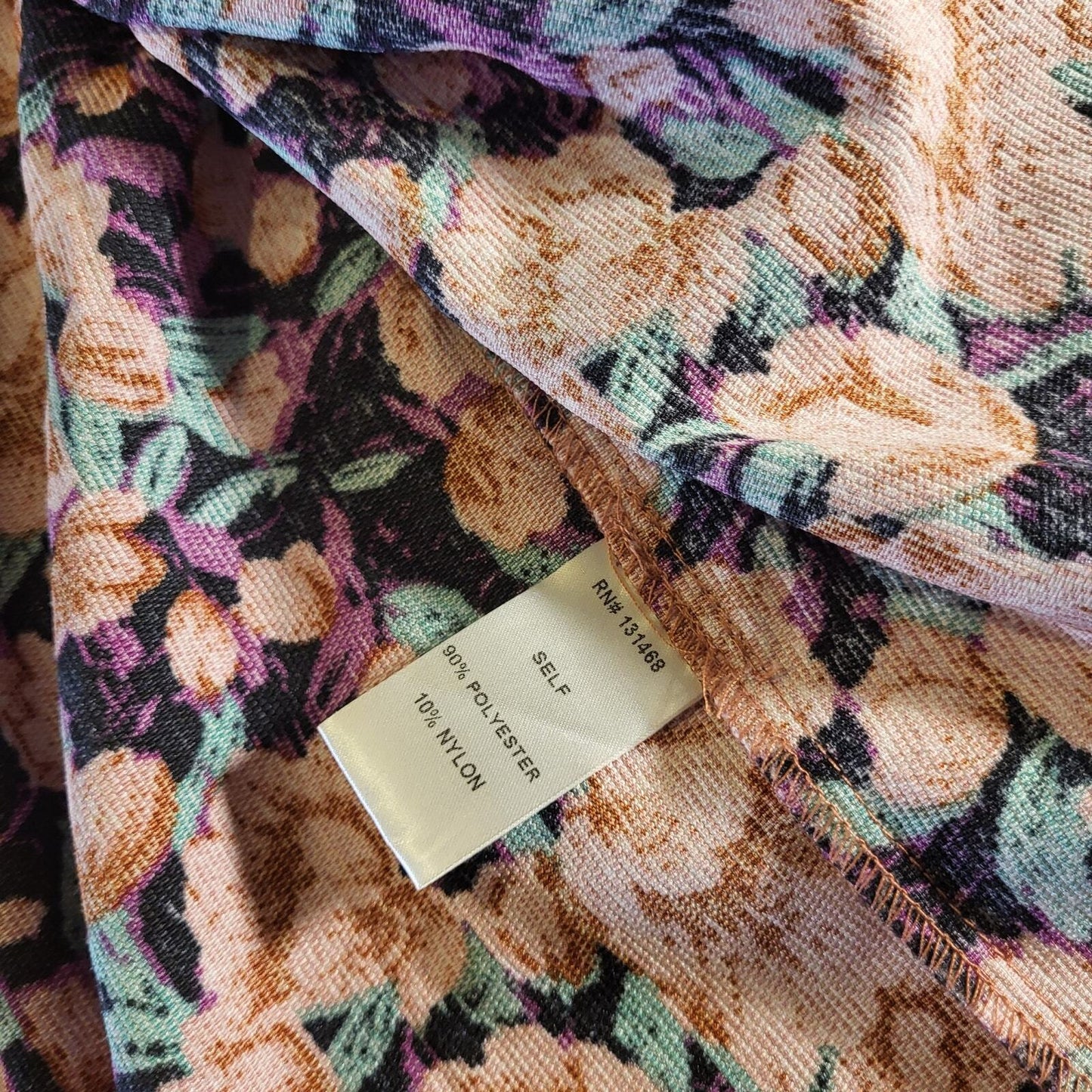 Fate Size Small Floral Pink Corduroy Collard Shirt Dress Gathered Button Down