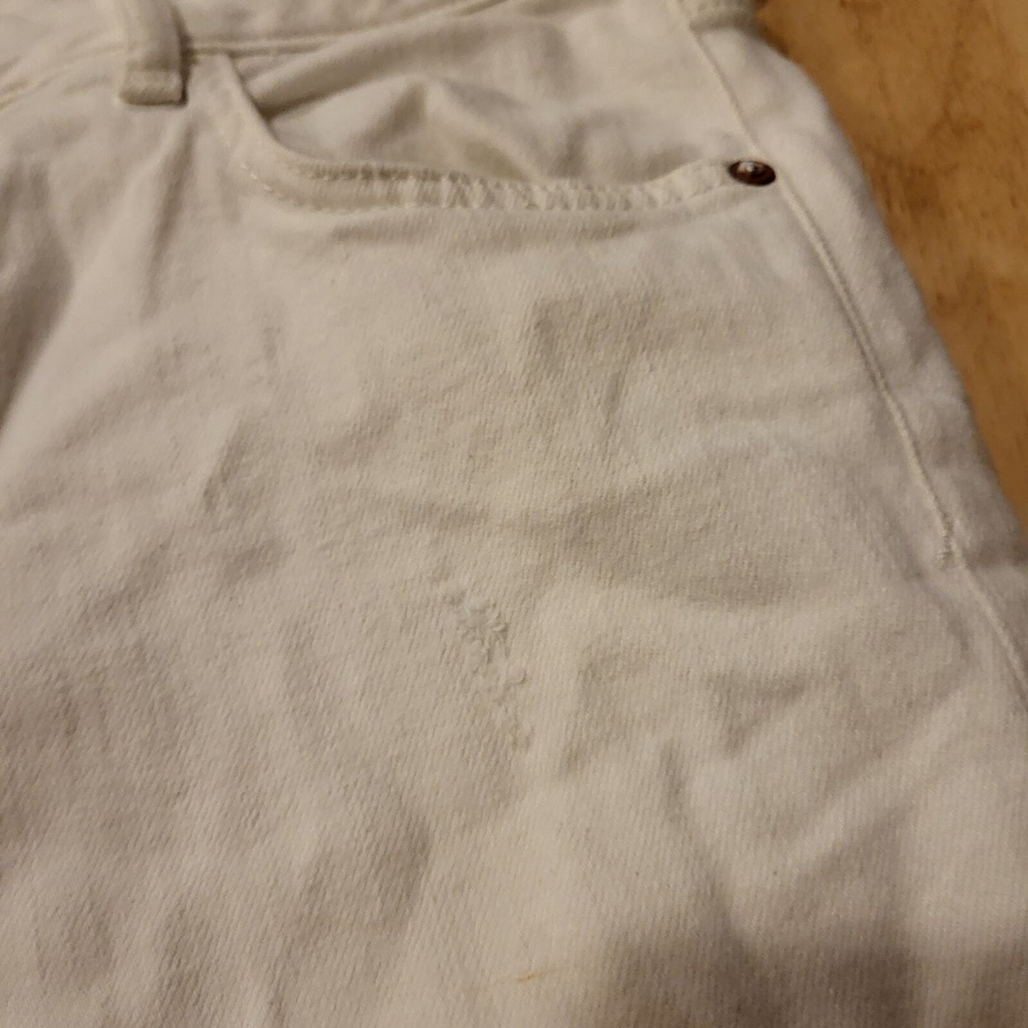Anthropologie Pilcro & The Letterpress White High Rise Skinny Jeans 28 Waist Ins