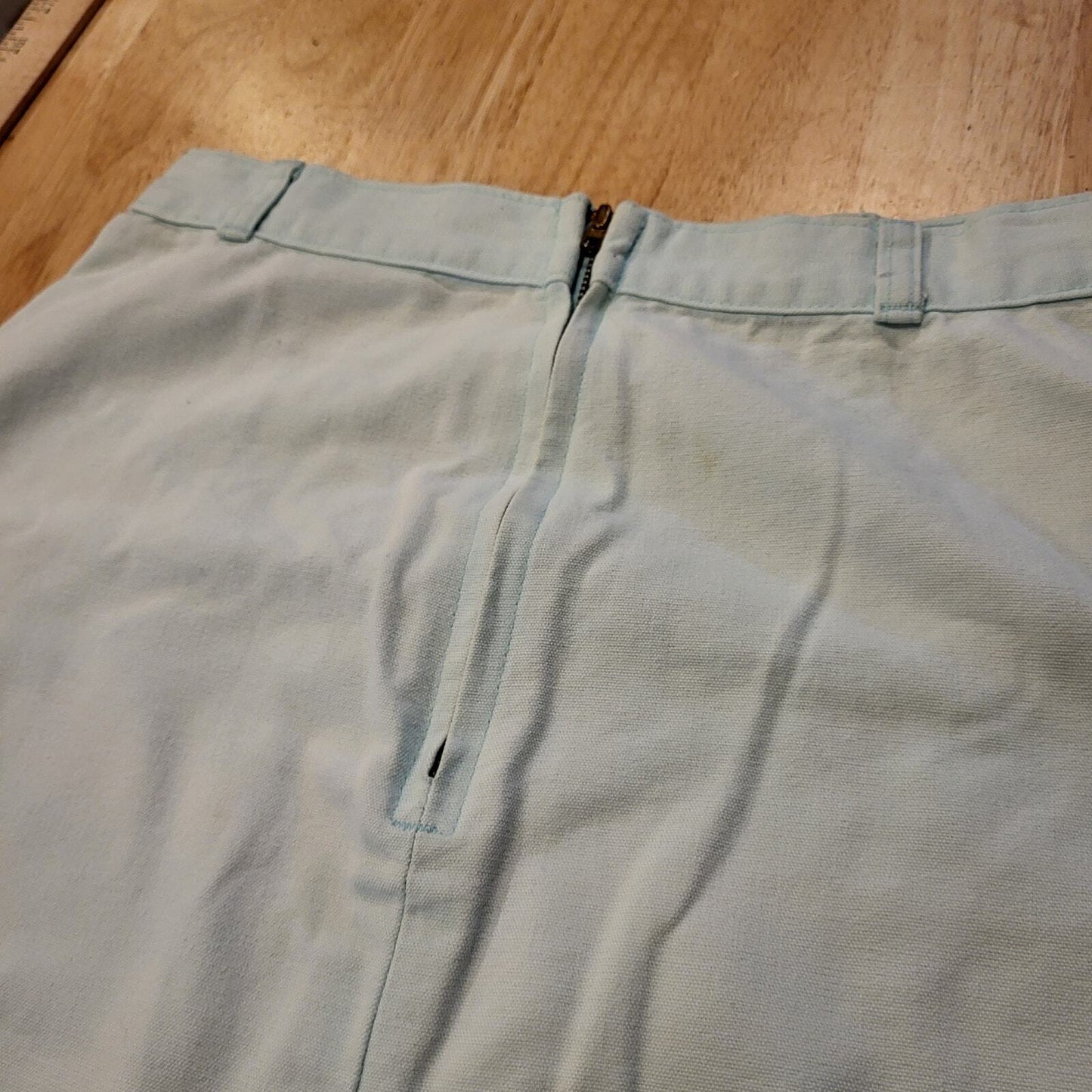 Vintage Cherokee denim baby blue denim pencil skirt 26" Waist