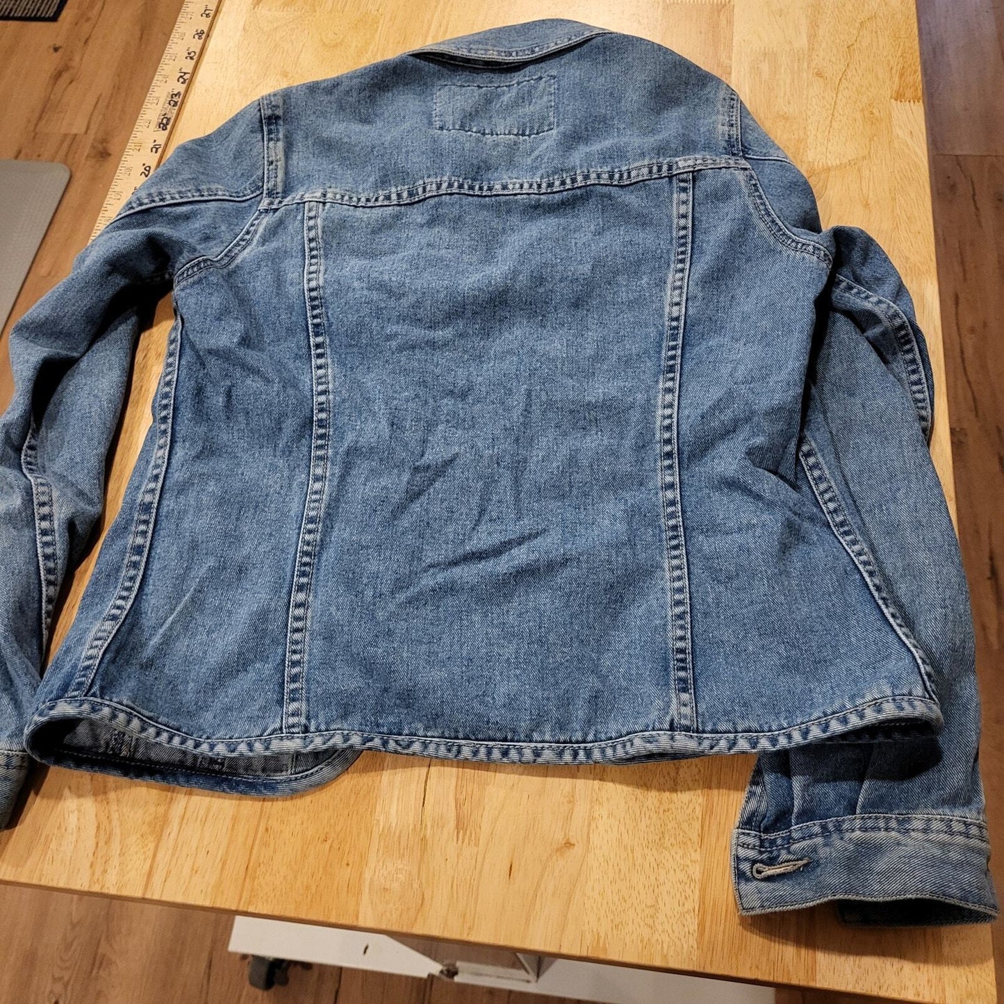 Territory Ahead Denim Jean Jacket 100% Cotton XS 19" P2P